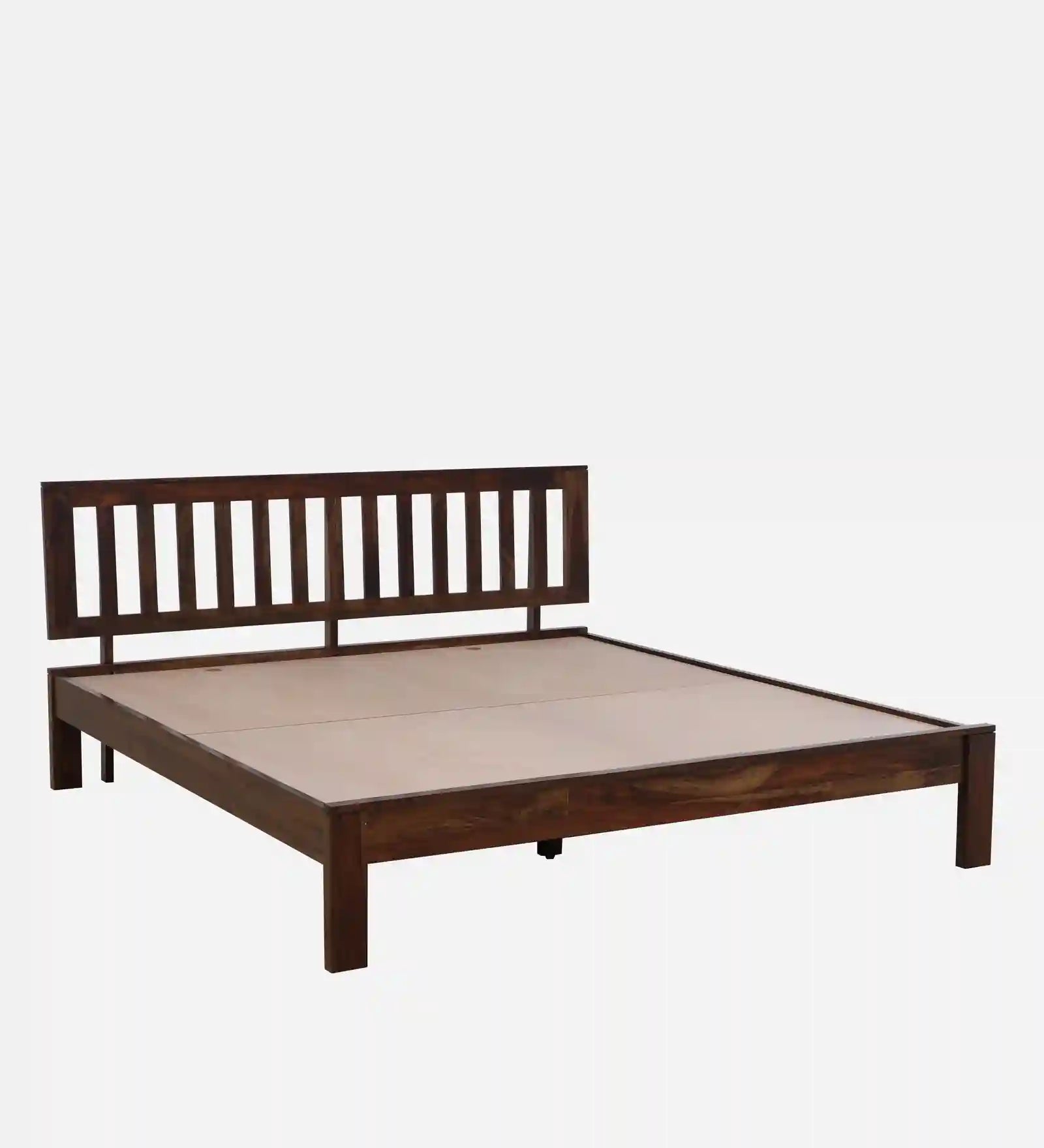 druma solid wood king size bed side view without storage modern bedroom furniture