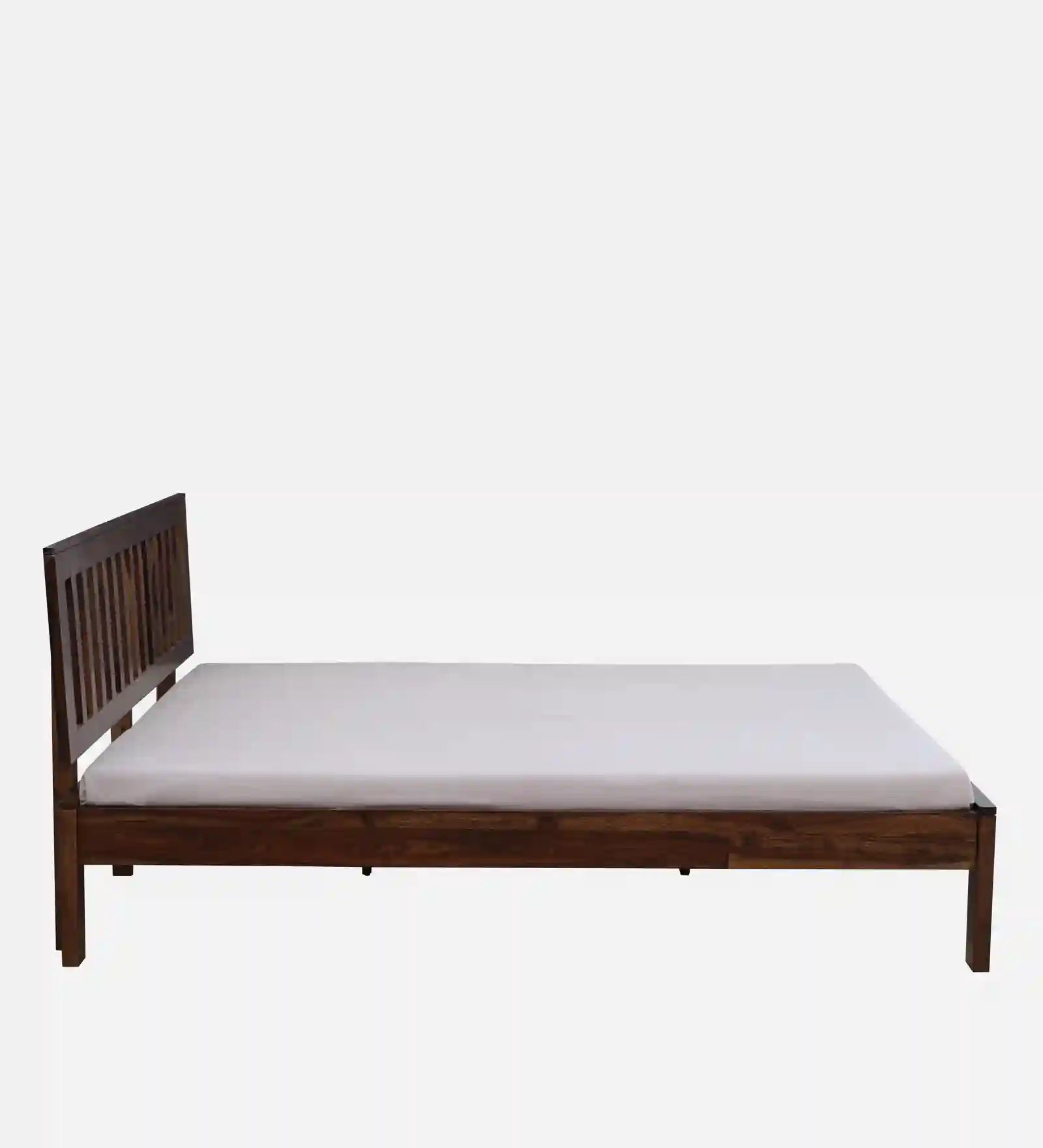 druma king size bed without storage honey finish premium solid wood bed design