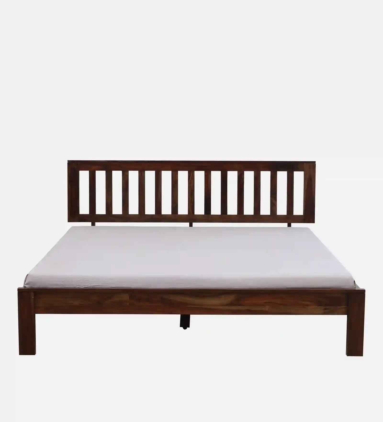 druma solid wood king size bed without storage minimal modern wooden bed design
