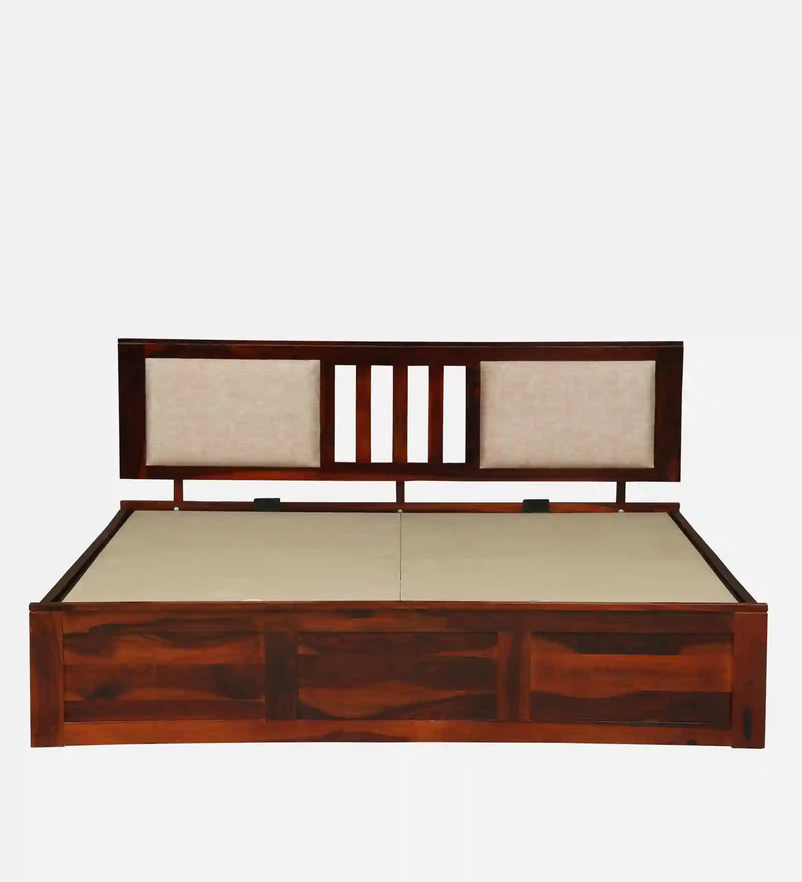 Druma king size wooden bed hydraulic storage modern India