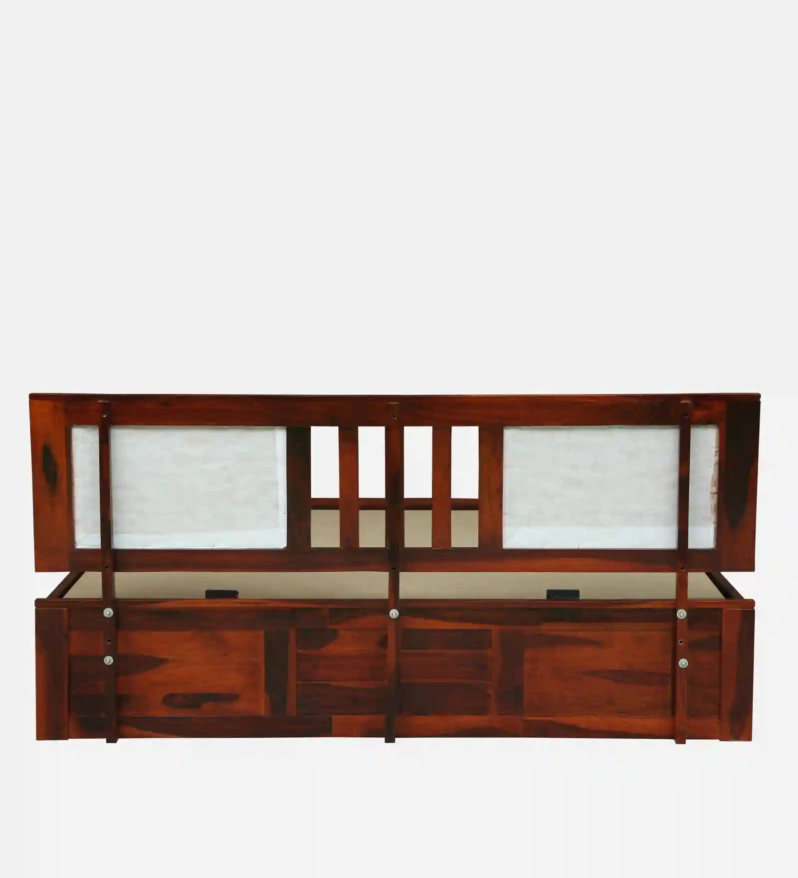 Druma modern king bed solid wood hydraulic storage design