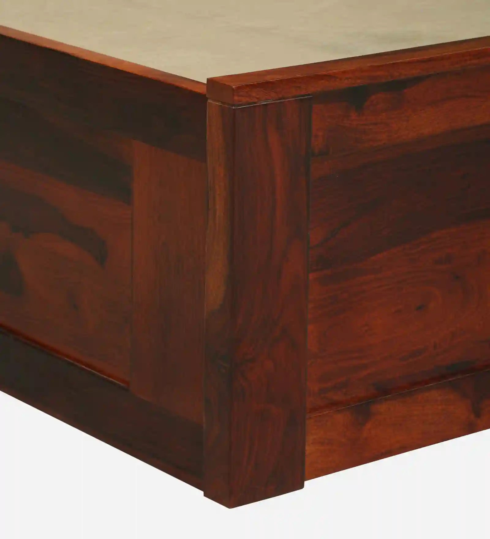 Druma premium king size bed hydraulic storage wood build