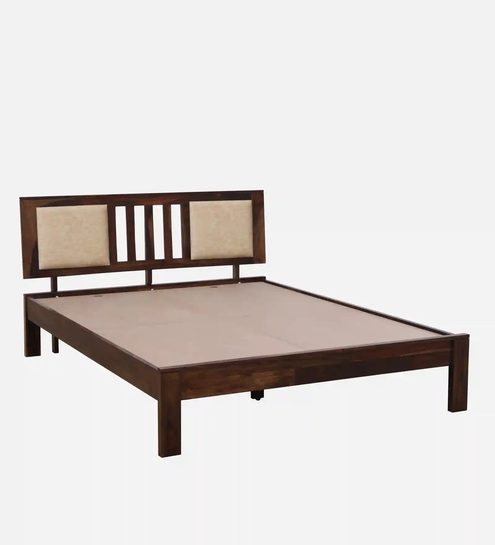 druma queen size bed without storage clean simple design solid wood furniture