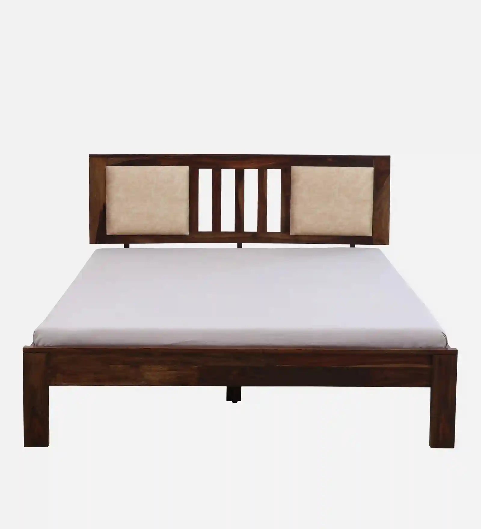 druma sheesham wood queen size bed without storage strong durable wooden frame