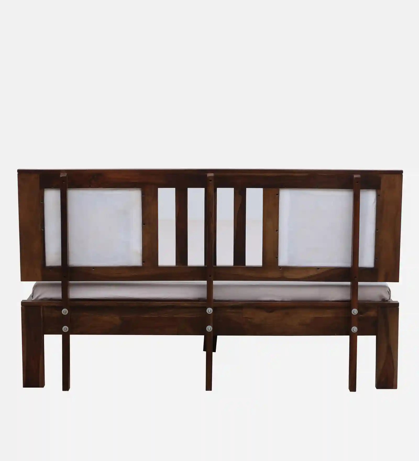 druma solid wood queen size bed side view without storage modern bedroom furniture