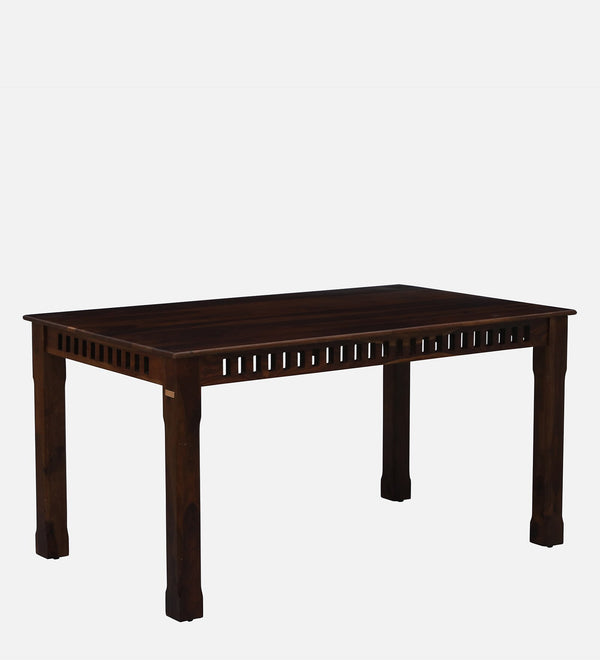 Oasis Solid Wood 6 Seater Dining  Table In Provincial Teak Finish - By Rajwada