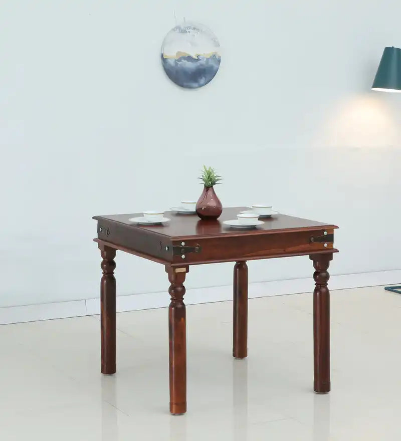 Durable sheesham wood dining table Samrita for everyday family dining use