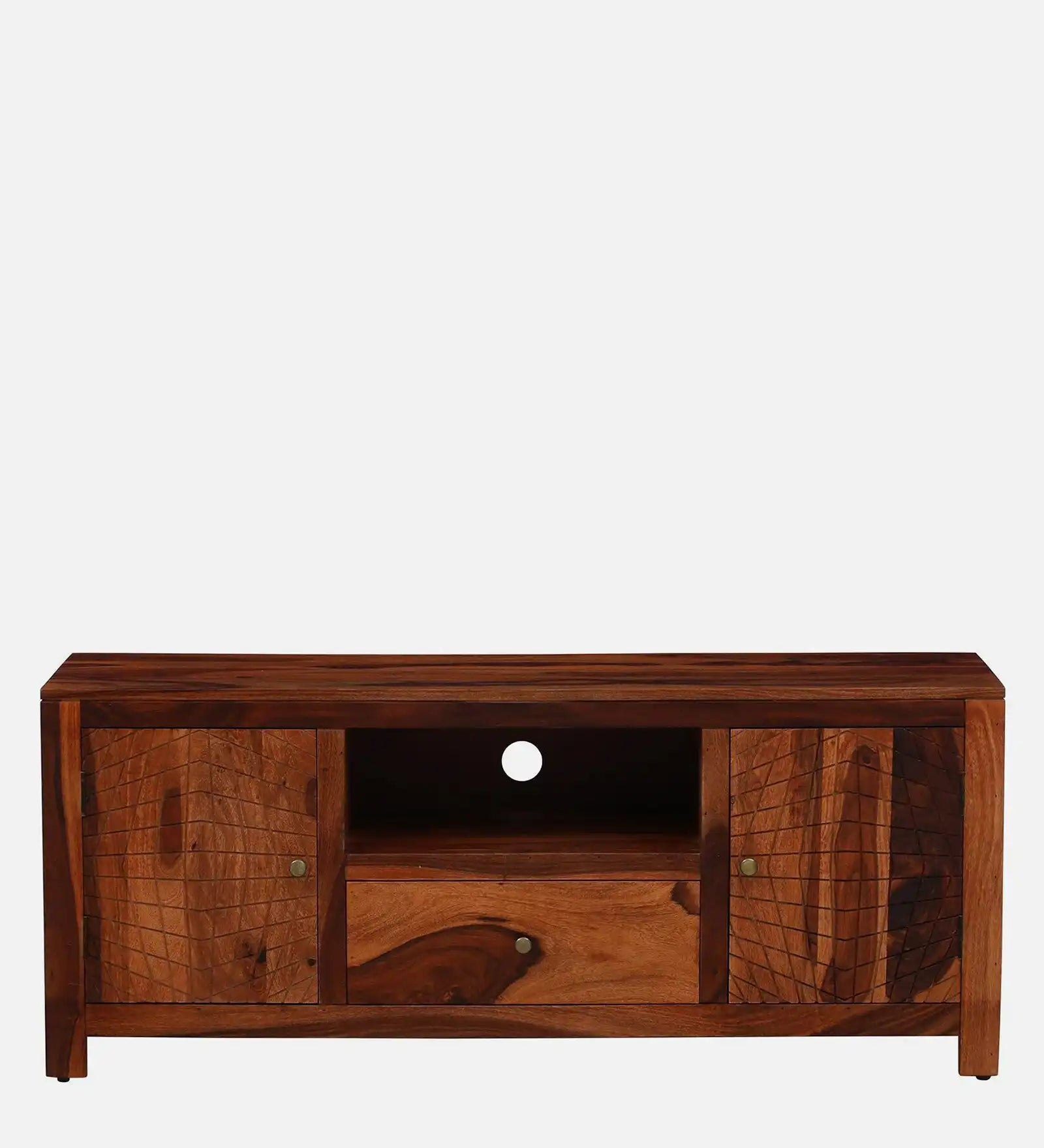 Durable sheesham wood tv console solid tv cabinet Harmonia