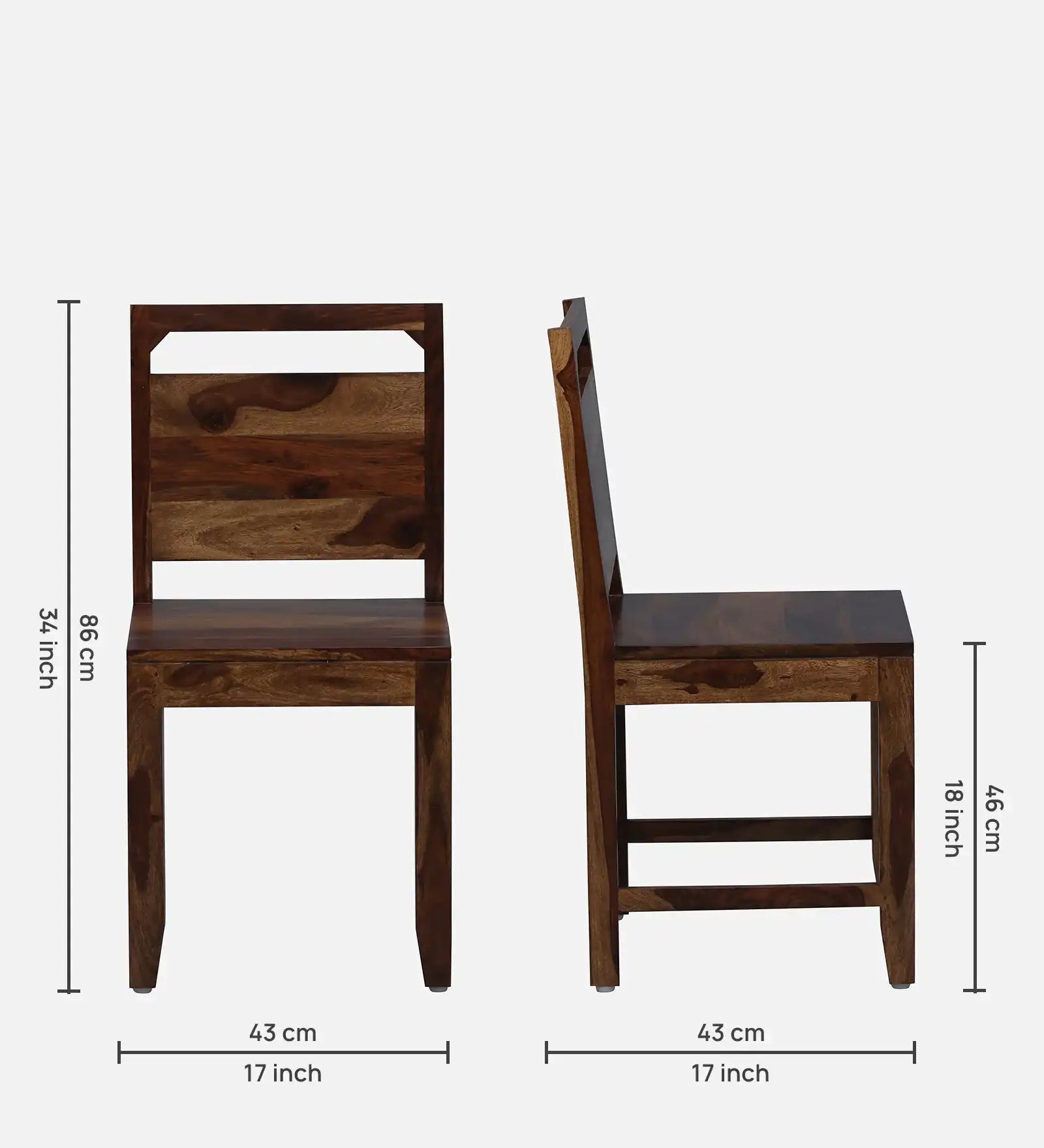 Hari modern sheesham wood four seater dining table stylish home furniture