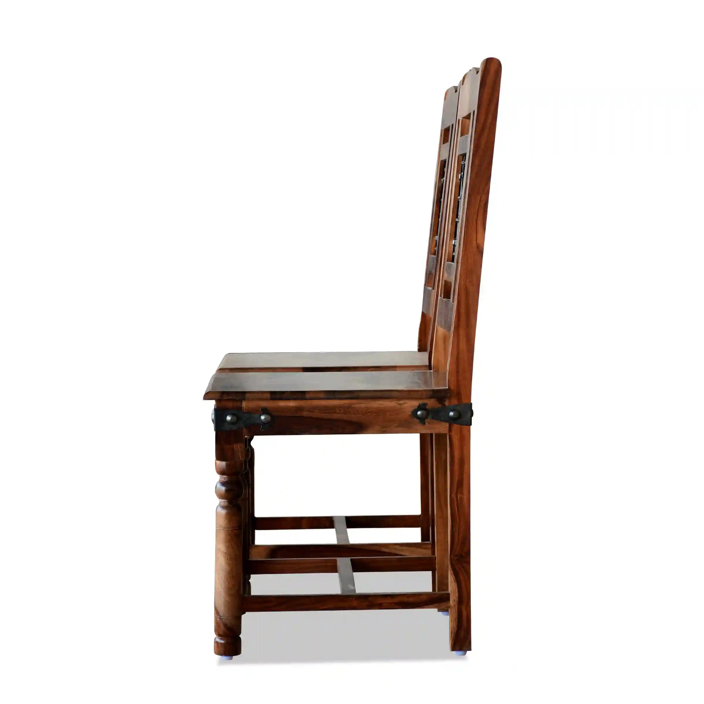 Haveli solid wood dining table set four seater Indian style furniture for dining space