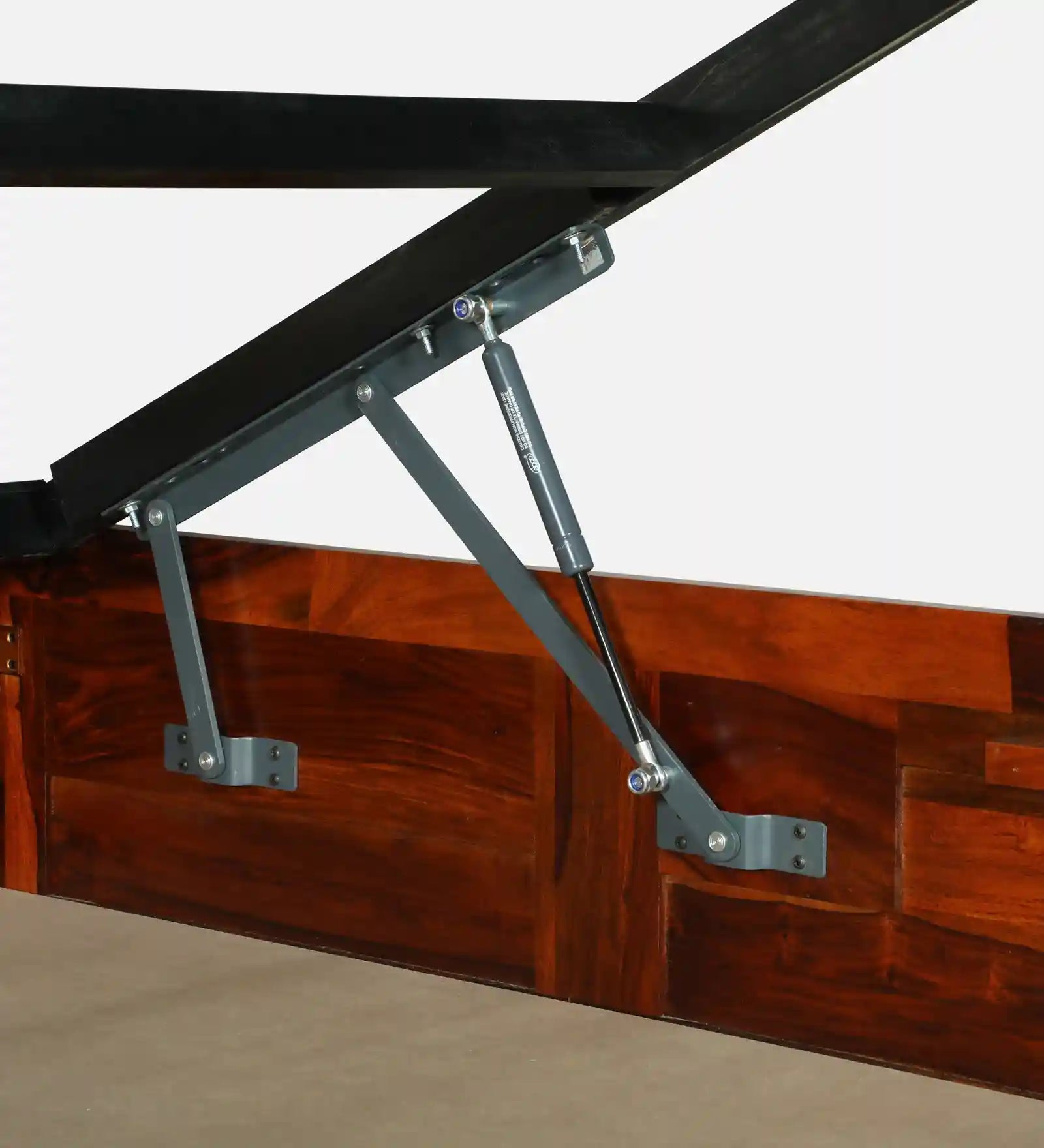 heavy support sheesham wood bed frame hydraulic storage queen size india