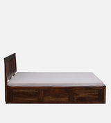 Bhawika Sheesham Wood Single Bed In Provincial Teak Finish With Box Storage by Rajwada