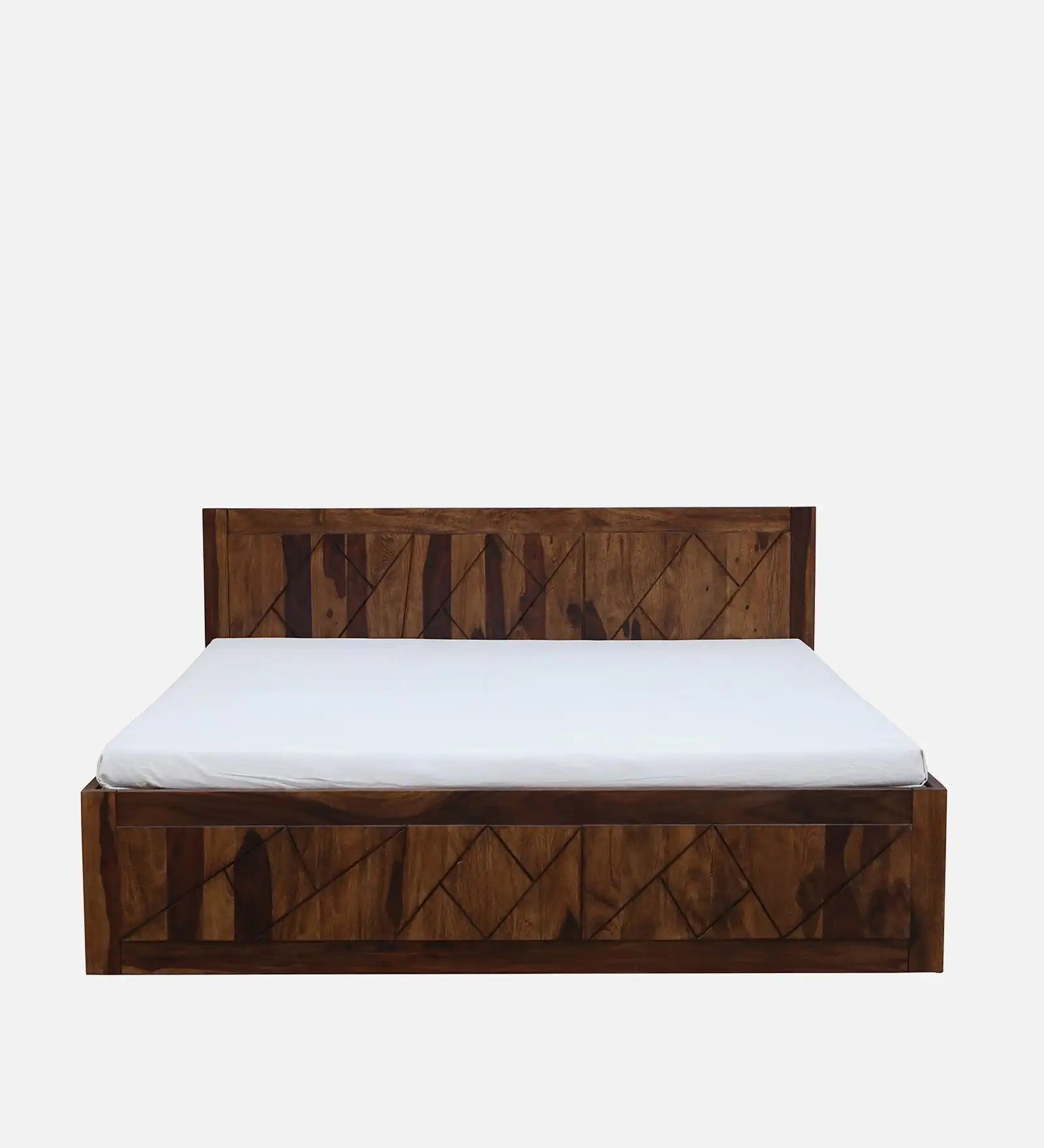 Jumo king size bed solid wood box storage bedroom design