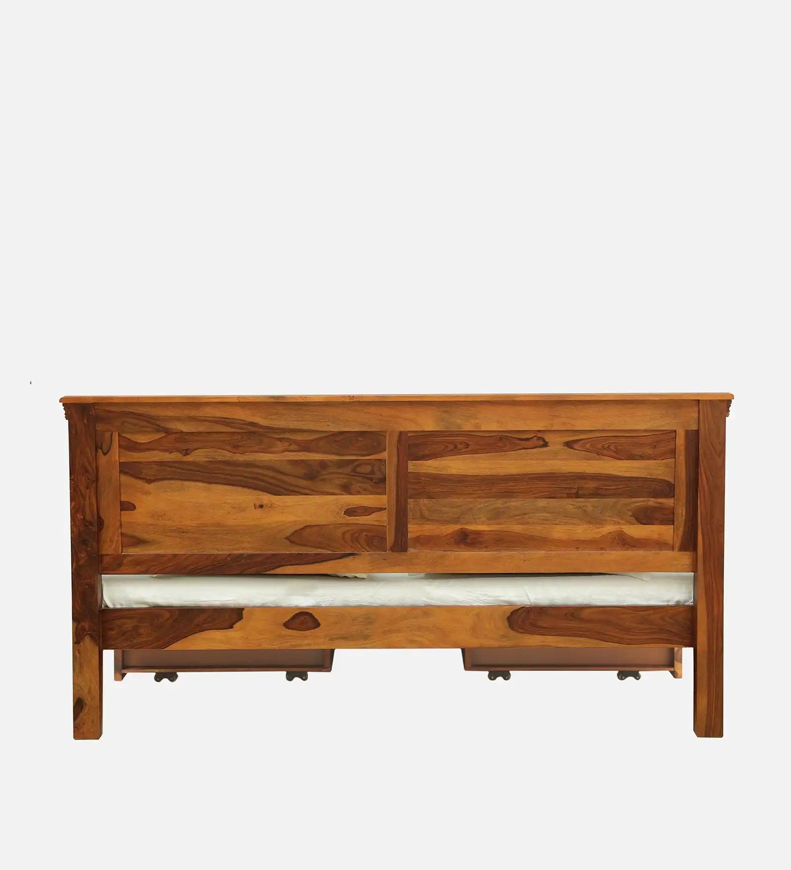 Kanishka queen size bed drawer storage sheesham wood