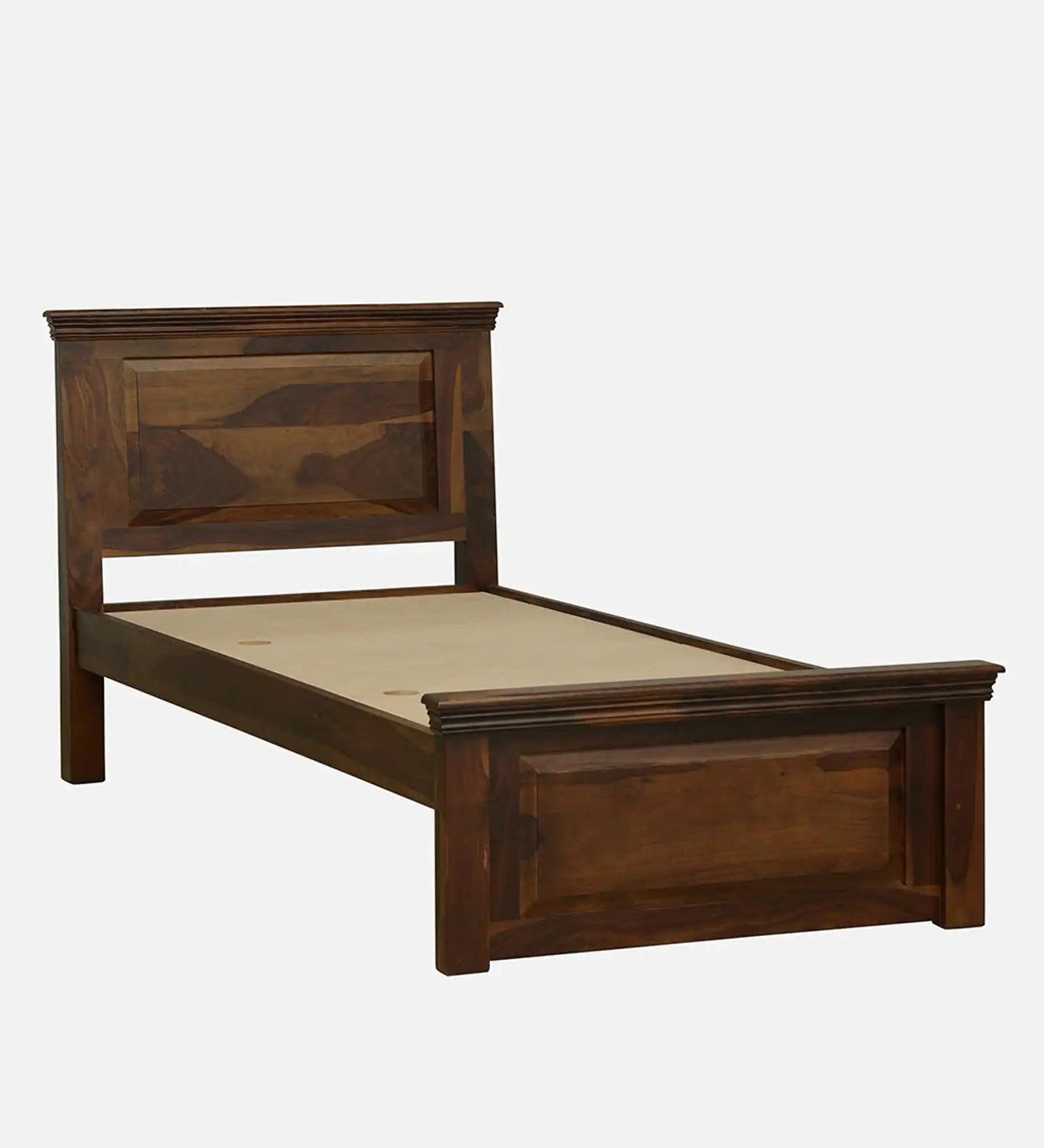 Kanishka single bed solid wood frame heavy duty bed India