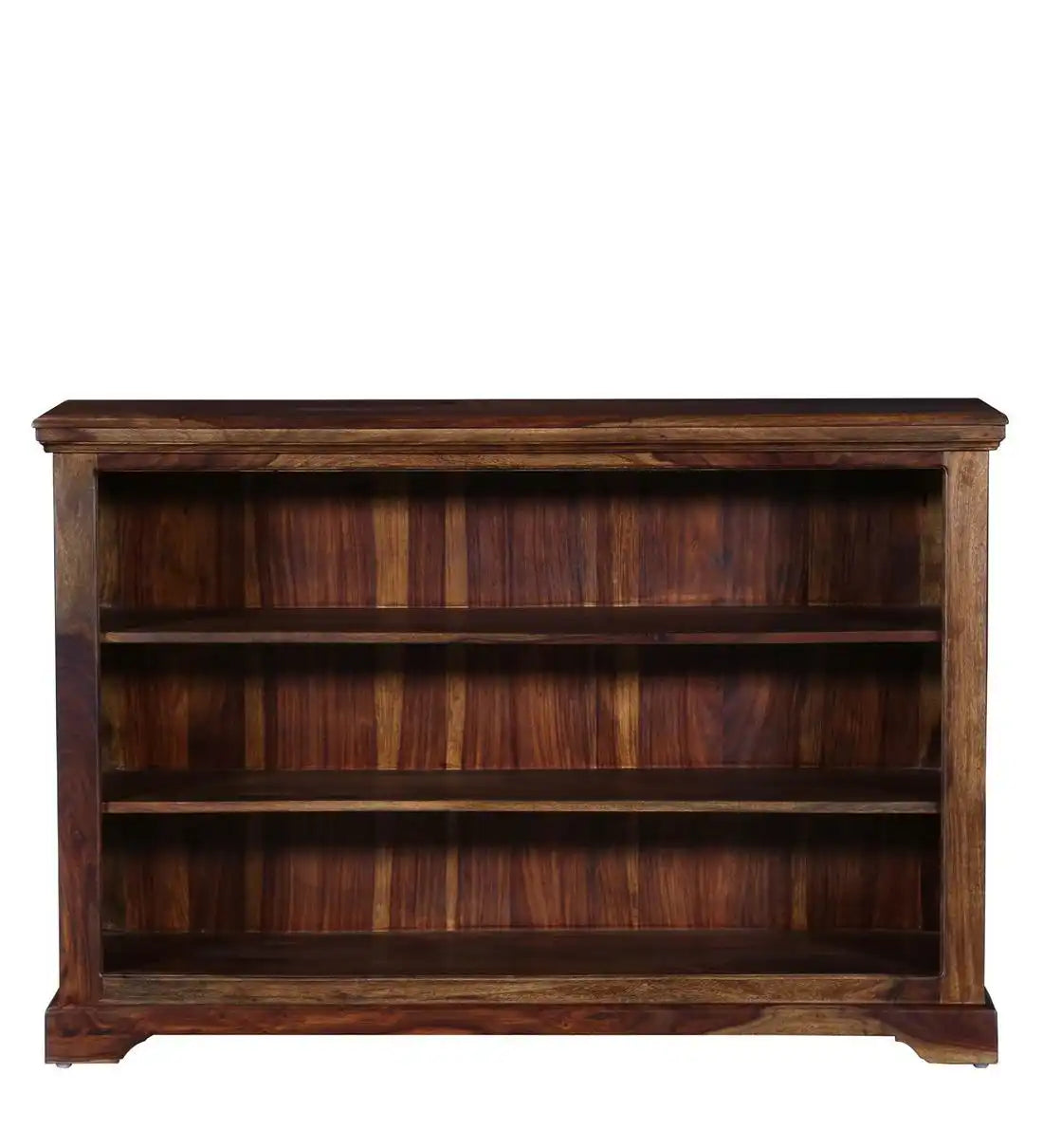 Kanishka wooden bookshelf solid sheesham bookcase home library storage