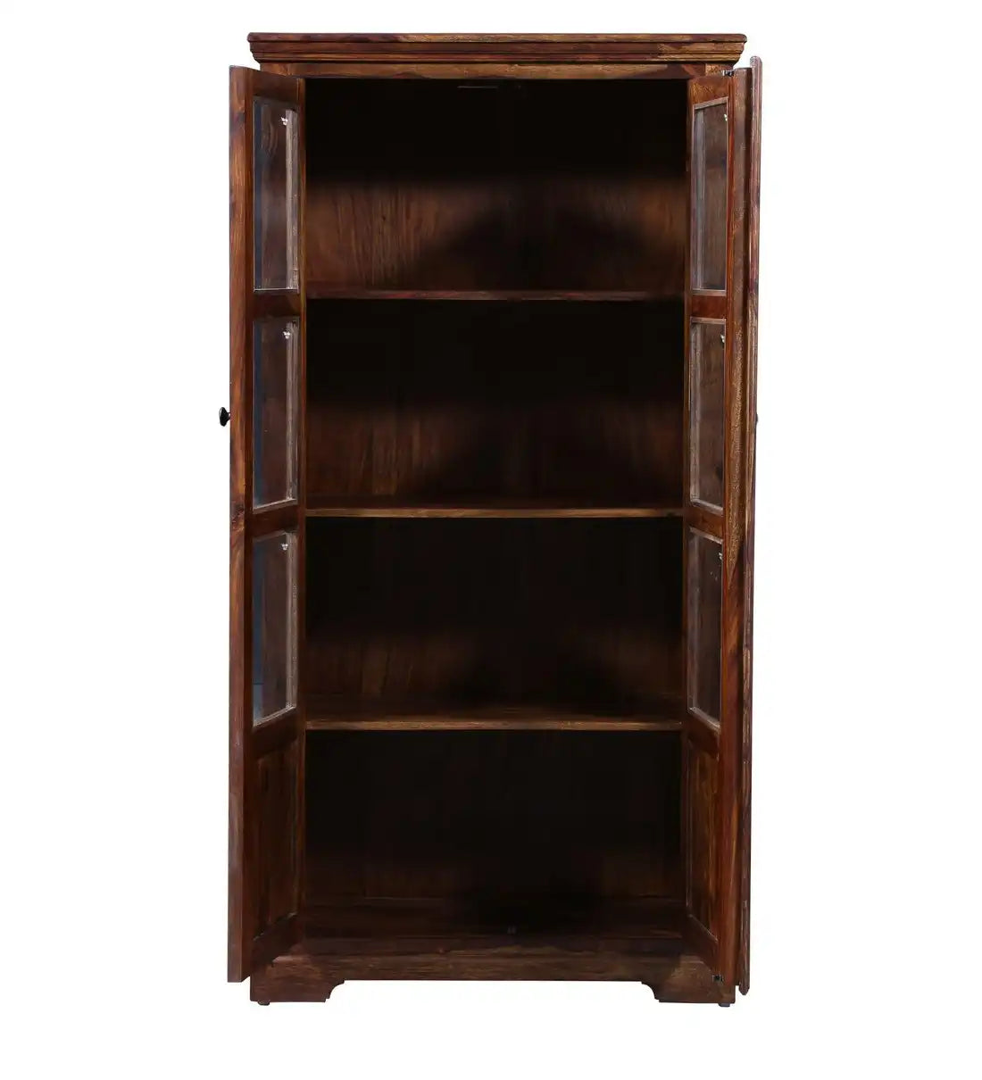 Kanishka wooden bookshelf solid sheesham bookcase home storage