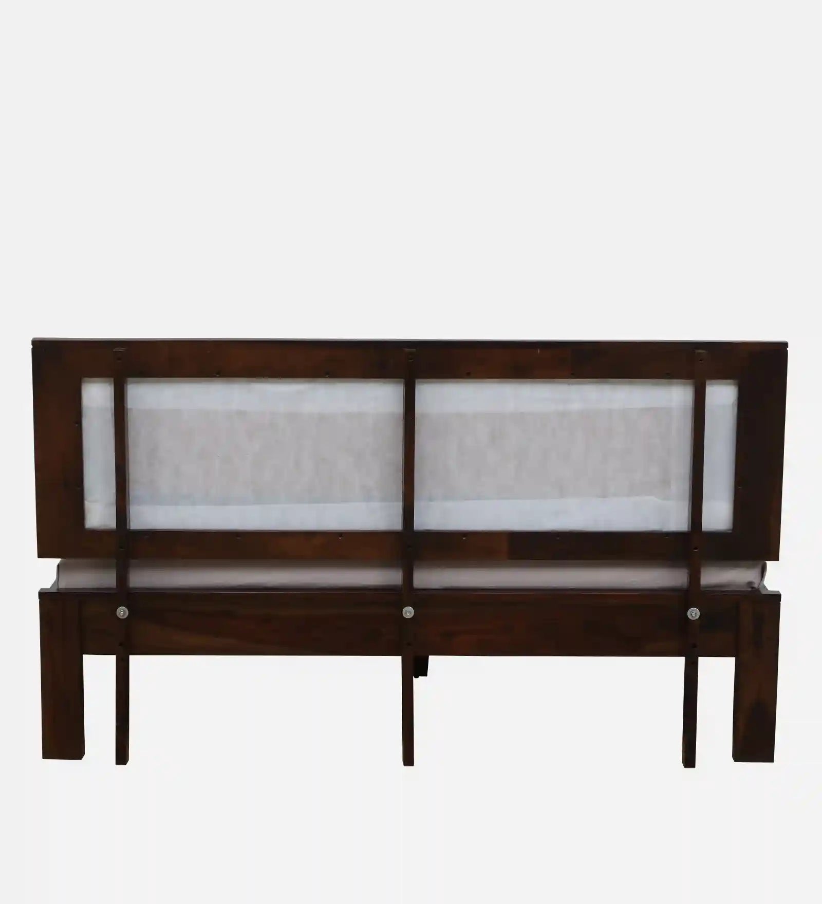 kashtha king size bed without storage clean simple design solid wood furniture