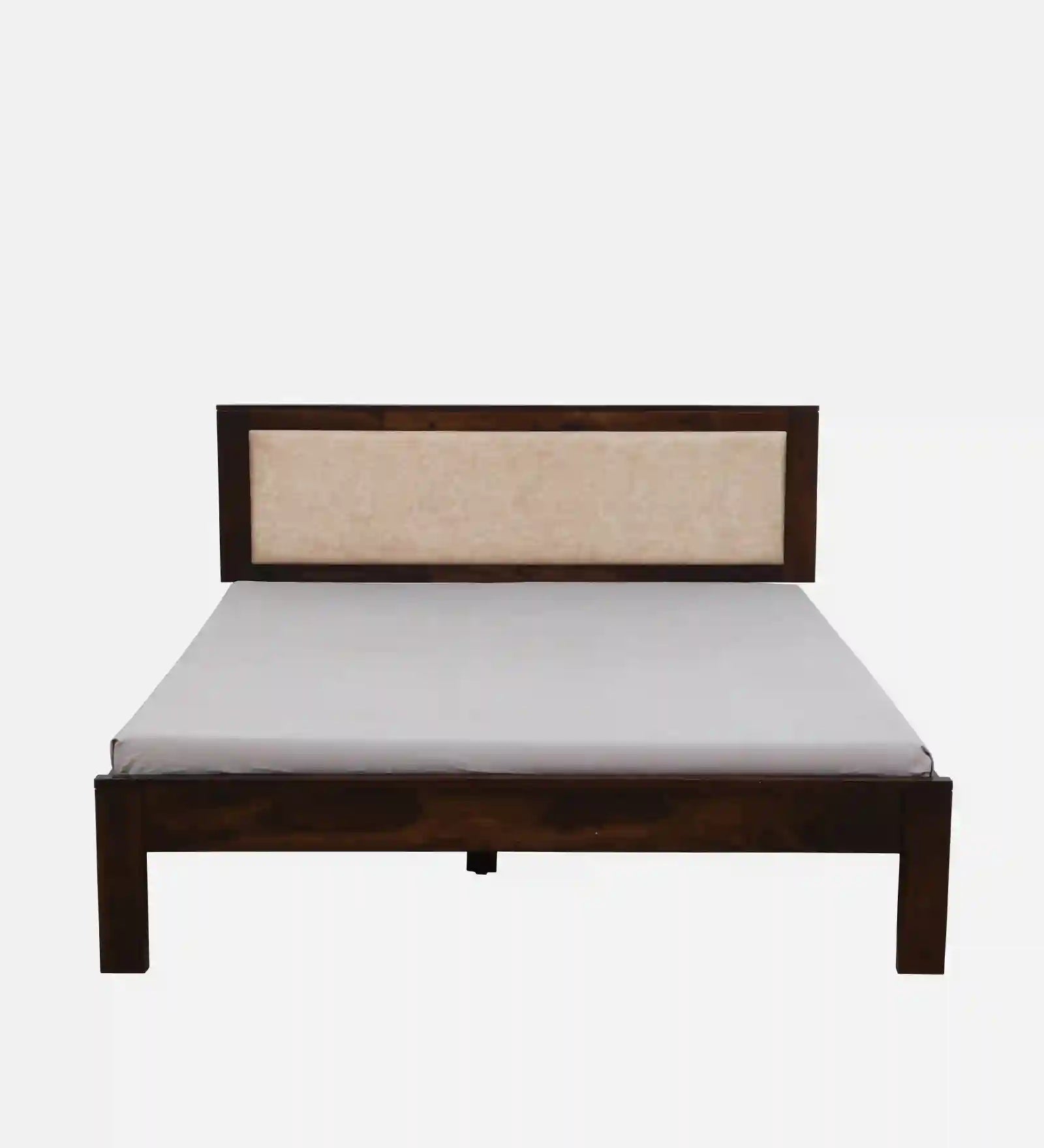 Kashtha sheesham queen bed modern plain design style