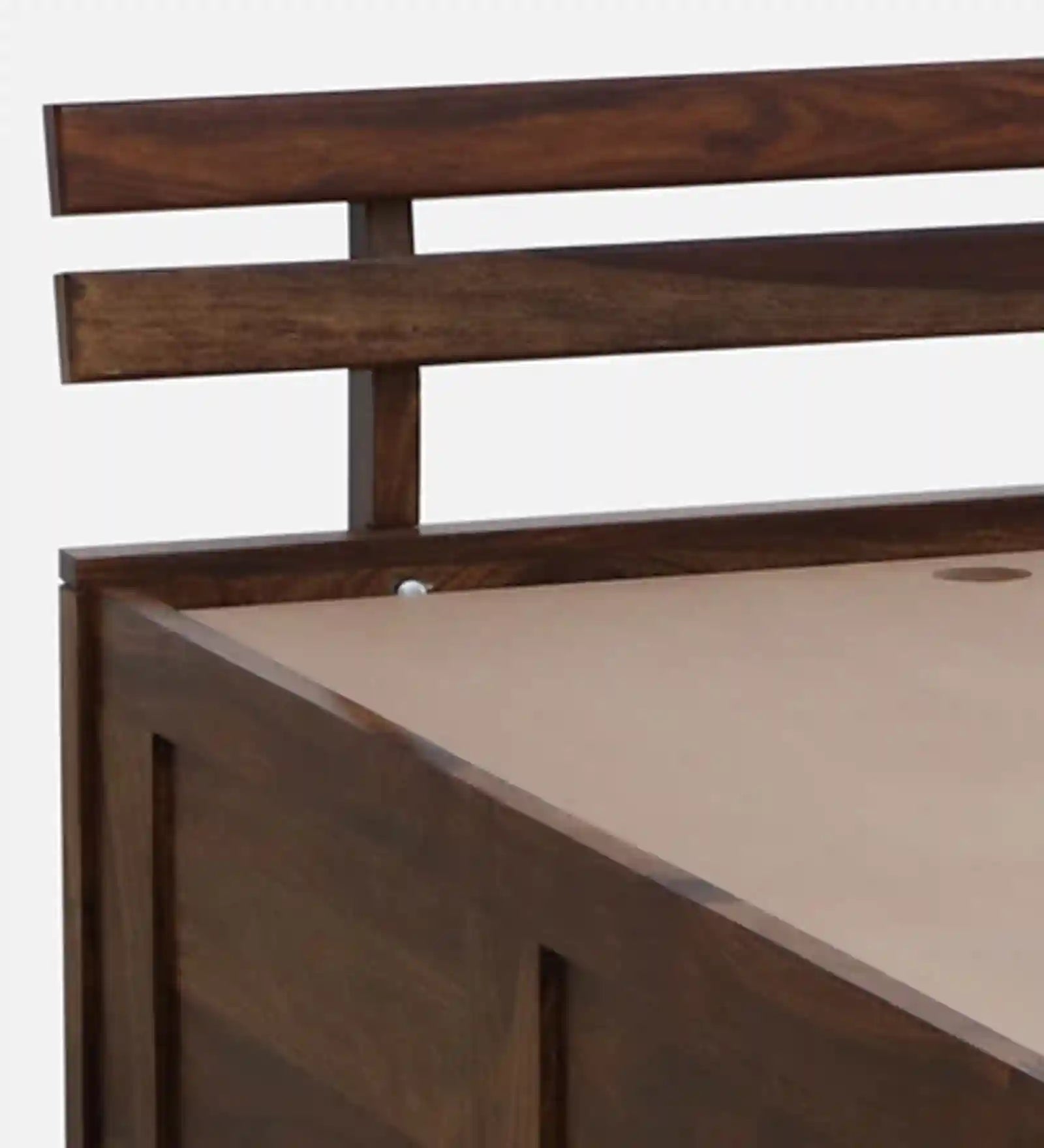 Kashtha sheesham single bed storage box clean wooden bed India