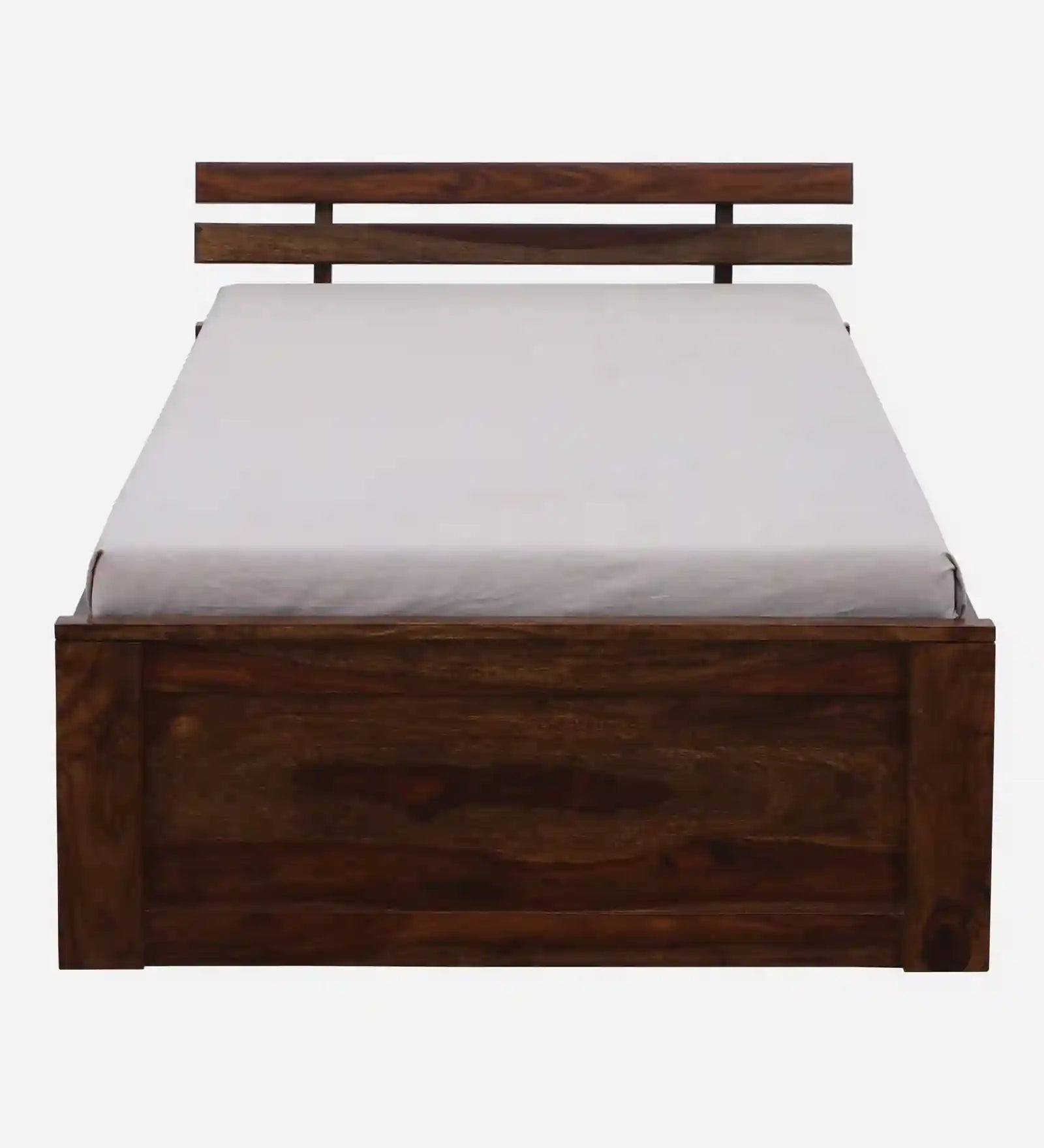 Kashtha sheesham wood single bed box storage strong solid wood bed India
