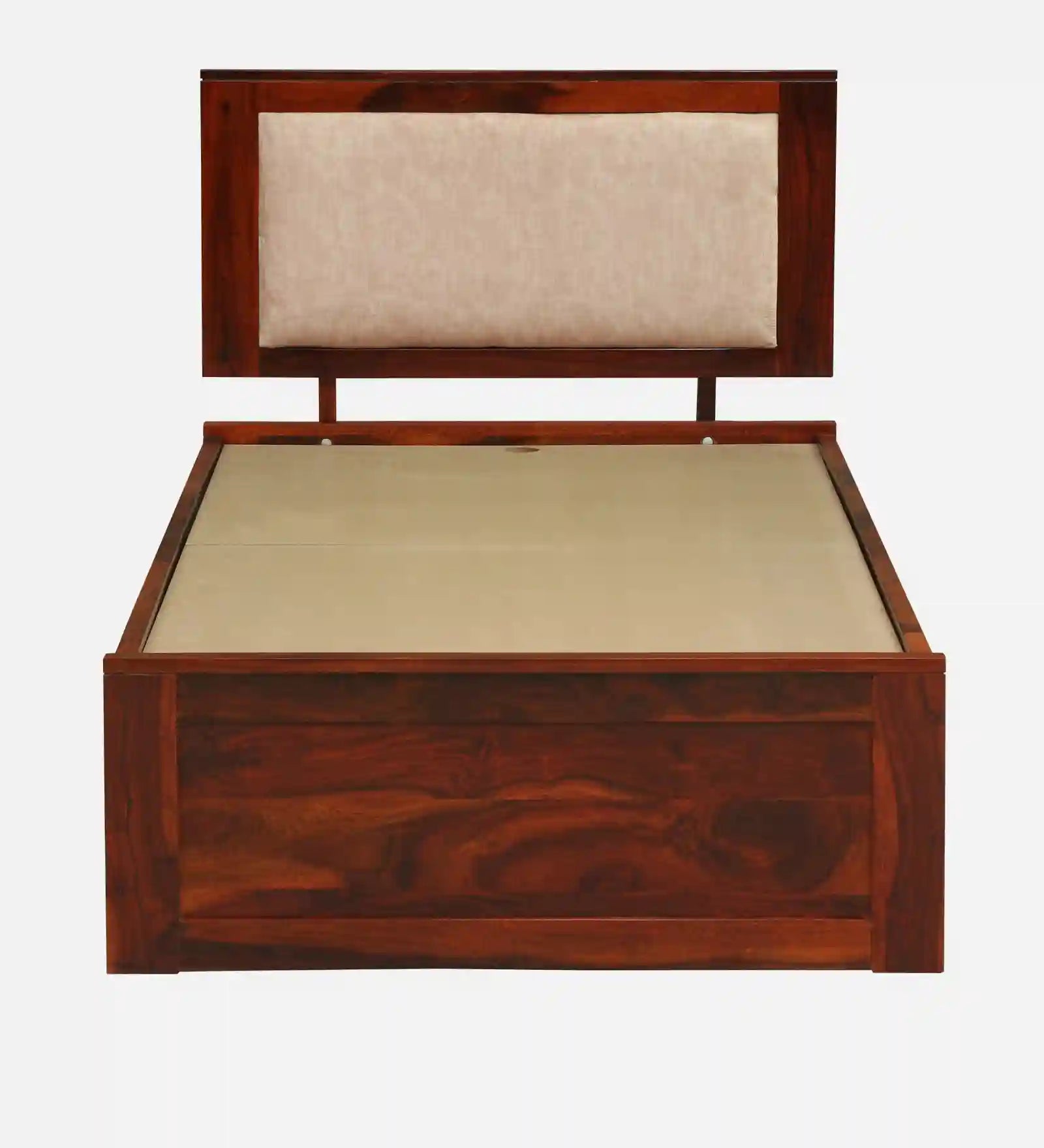 Kashtha sheesham wood single bed clean design solid wood bed frame India