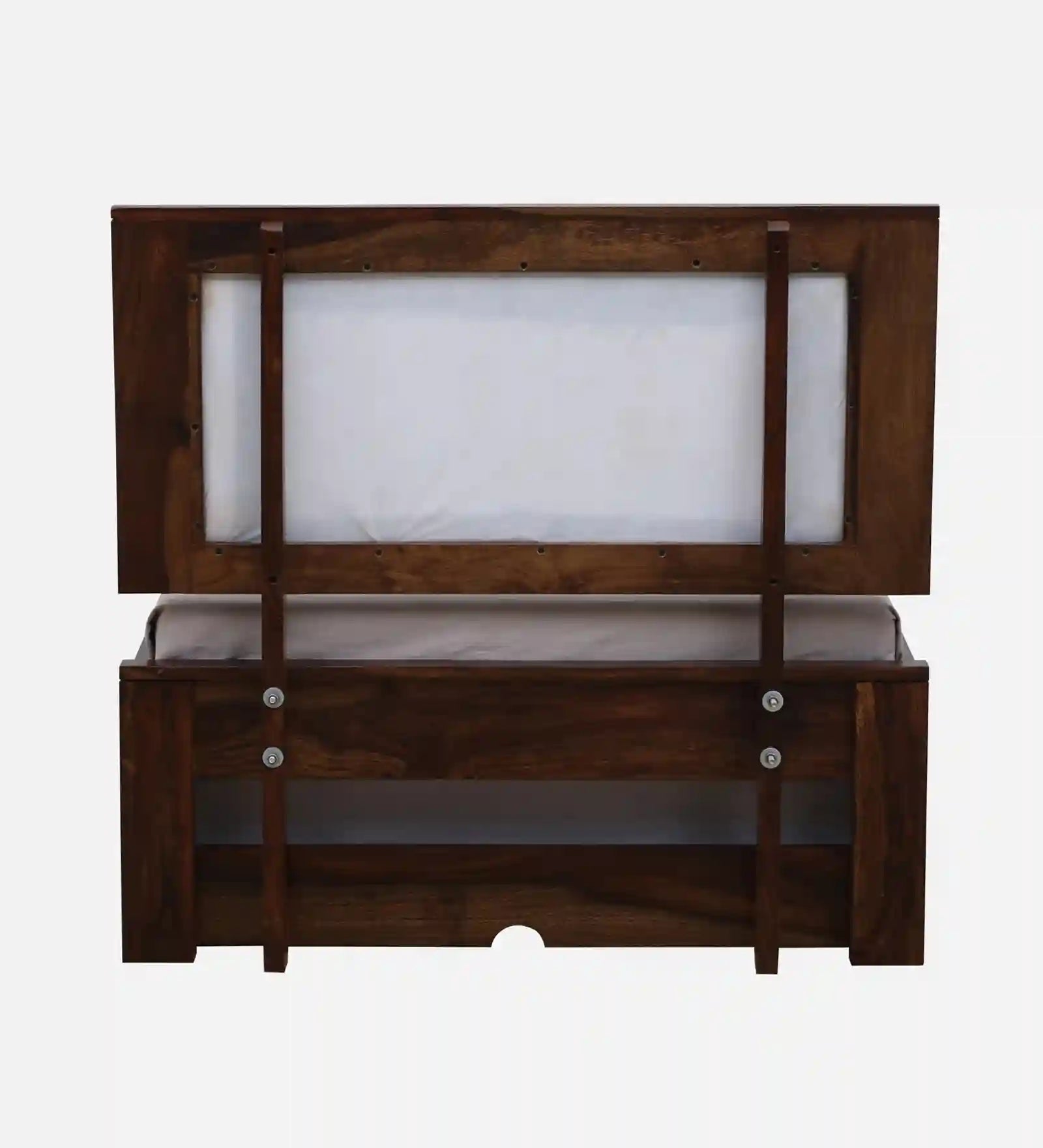 Kashtha solid wood bed single size trundle style modern furniture India