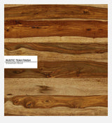 Oslo Solid Wood Bench In Rustic Teak Finish By Rajwada