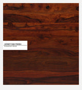 Oslo Solid Wood 4 Seater Dining Set In Honey Oak Finish By Rajwada