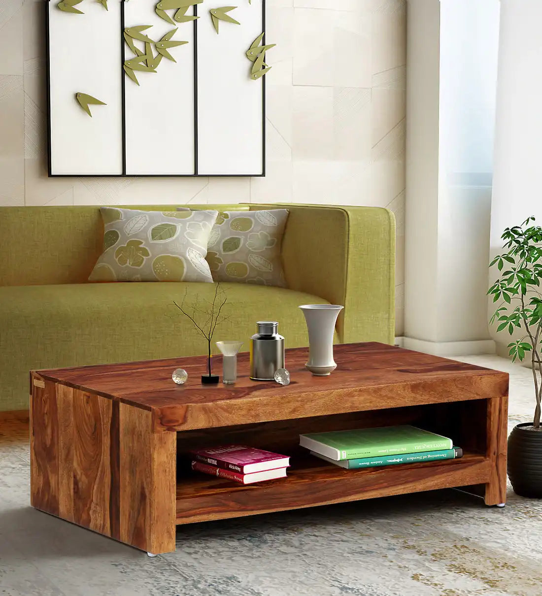 Luxury Acro wooden coffee table solid sheesham home furniture style