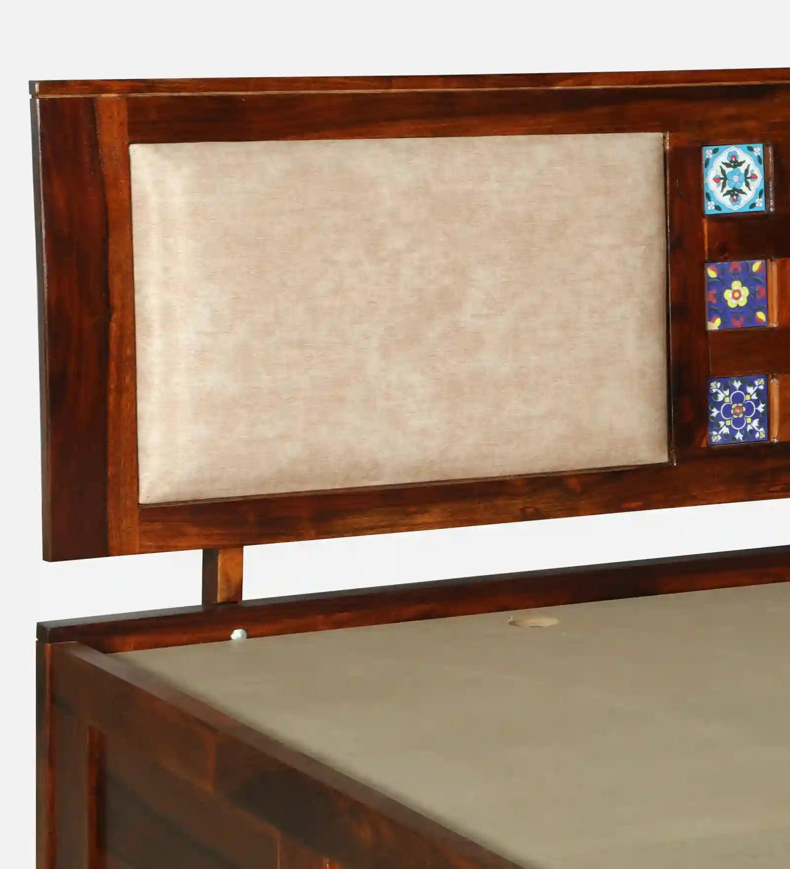 luxury solid sheesham wood king size bed hydraulic storage latest design india