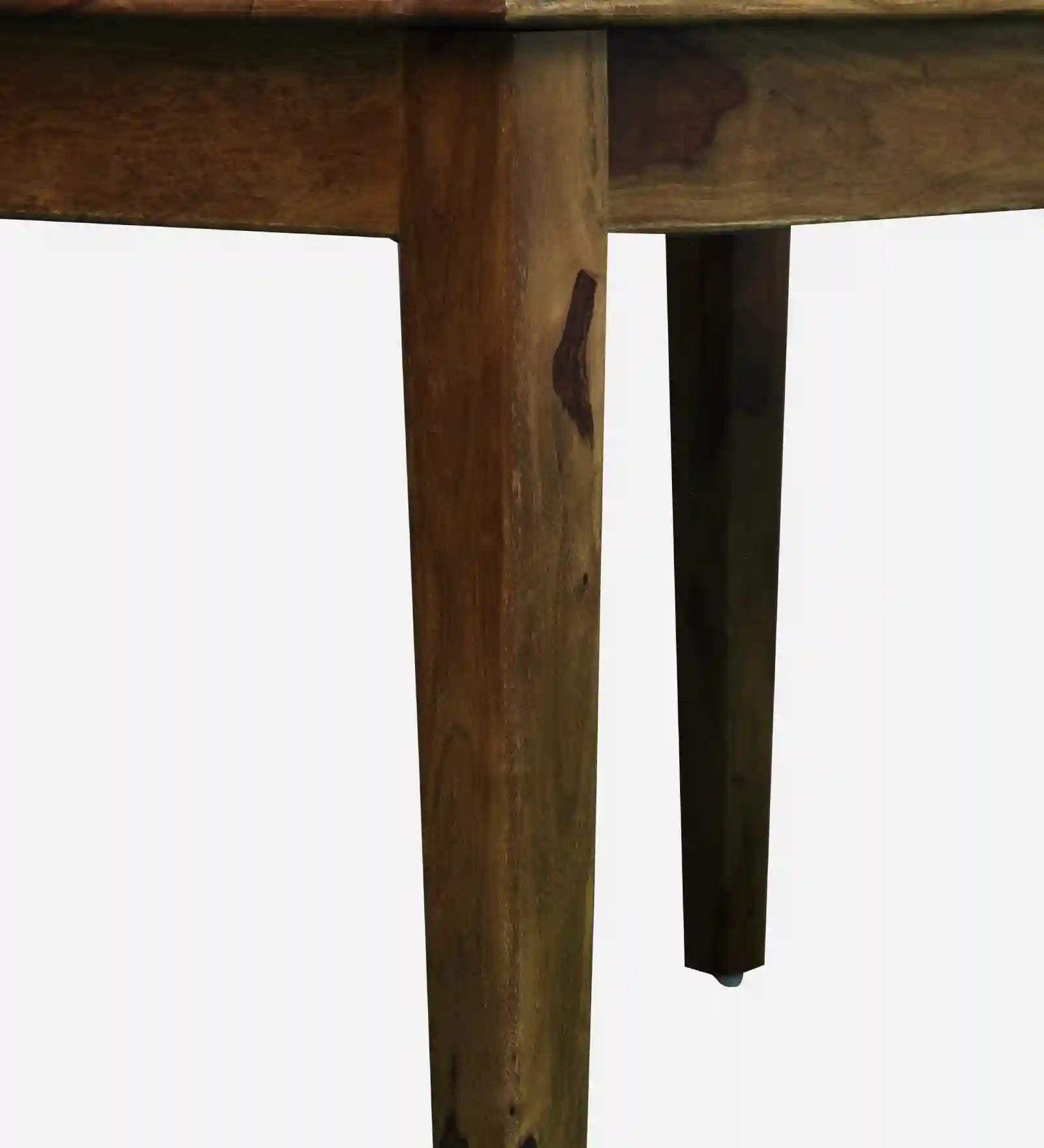 Rattan Solid Wood Cane 4 Seater Dining Table Set