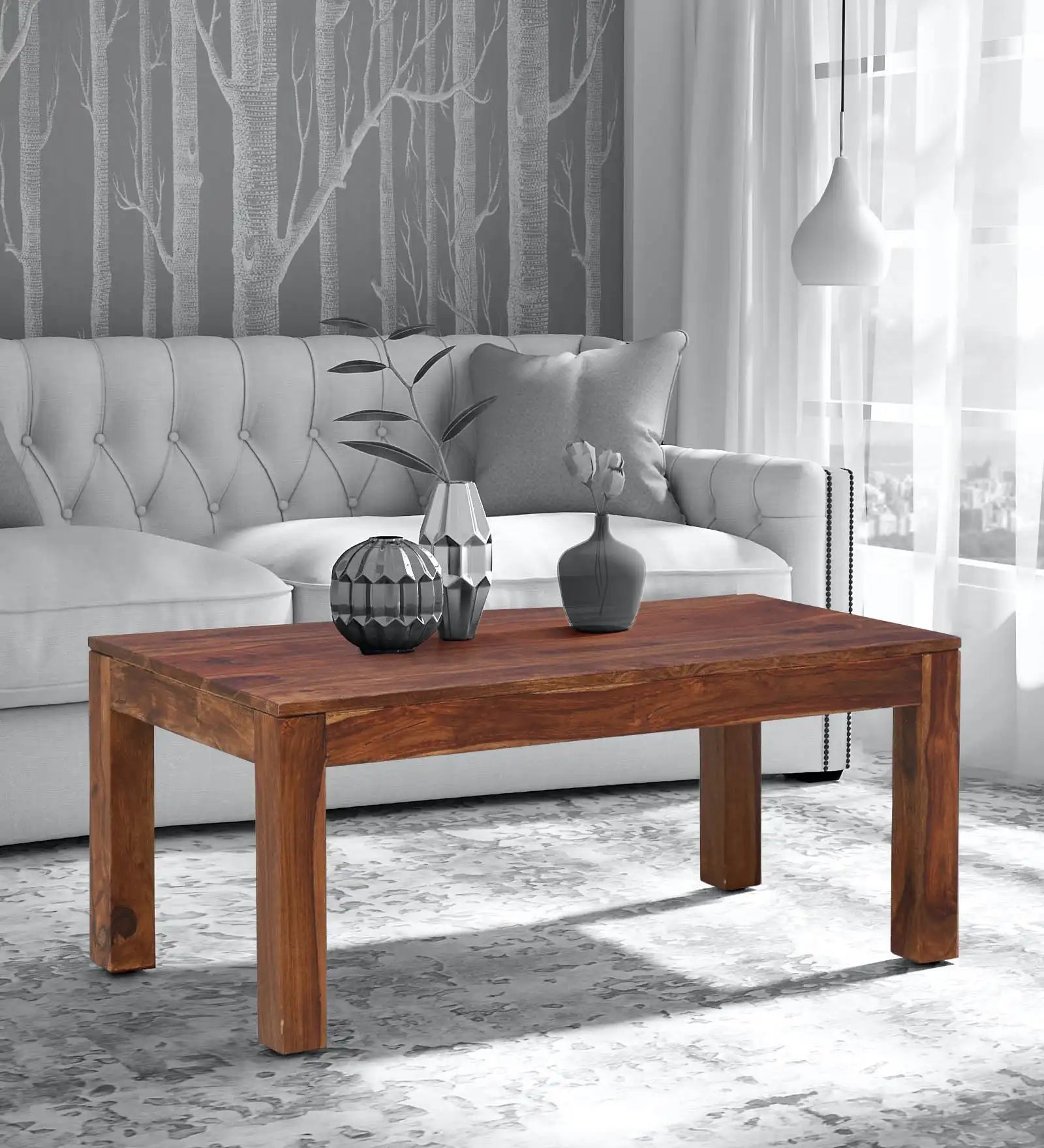 Modern Laca wooden center table sheesham coffee furniture design