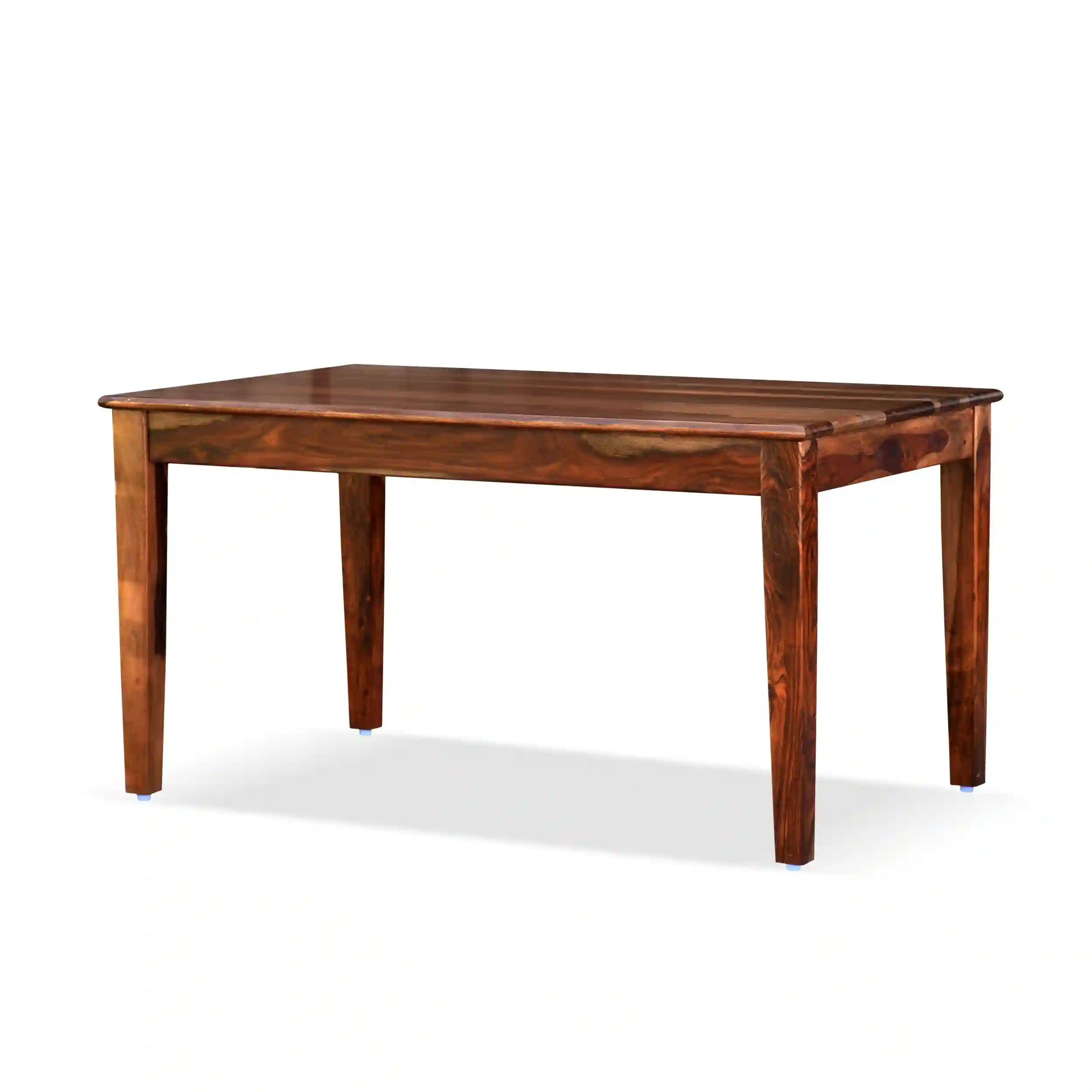 Modern sheesham wood cane dining table six seater for stylish home interiors
