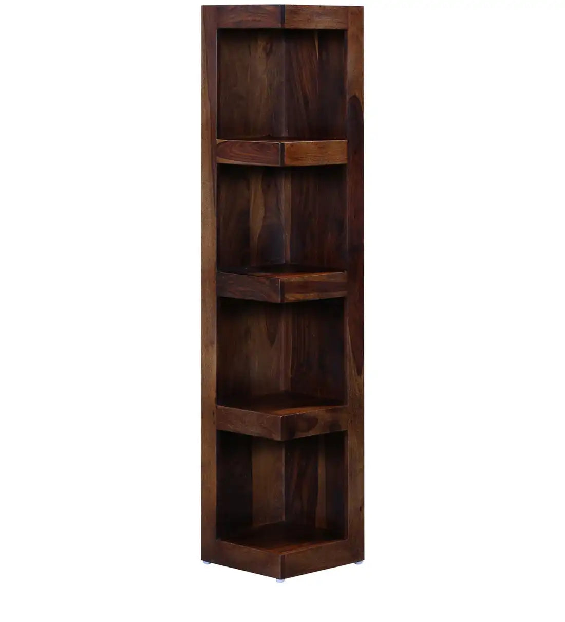 Modern sheesham wood showcase unit solid wood storage cabinet design