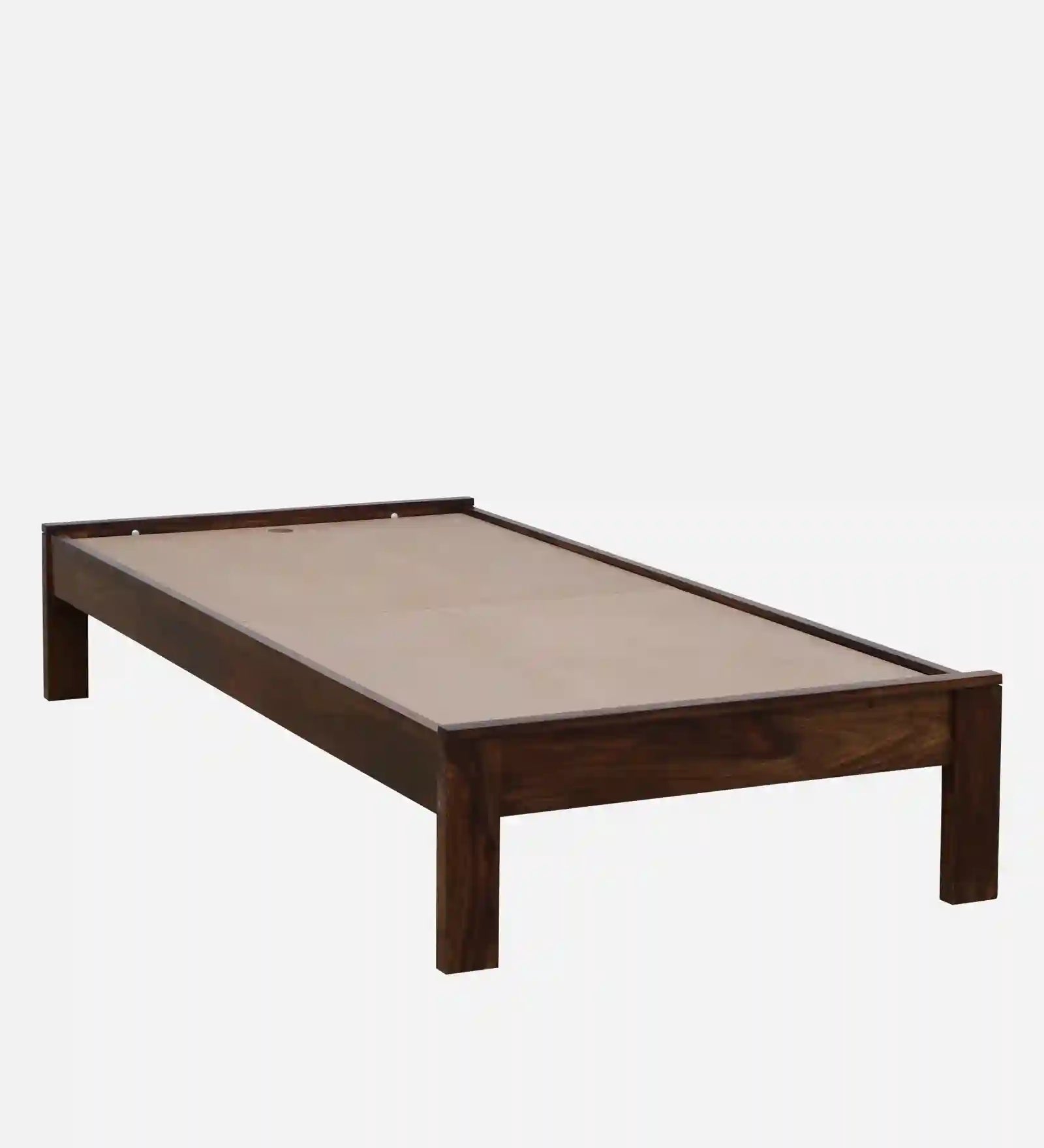 Modern sheesham wood single bed Sthira durable bed design India