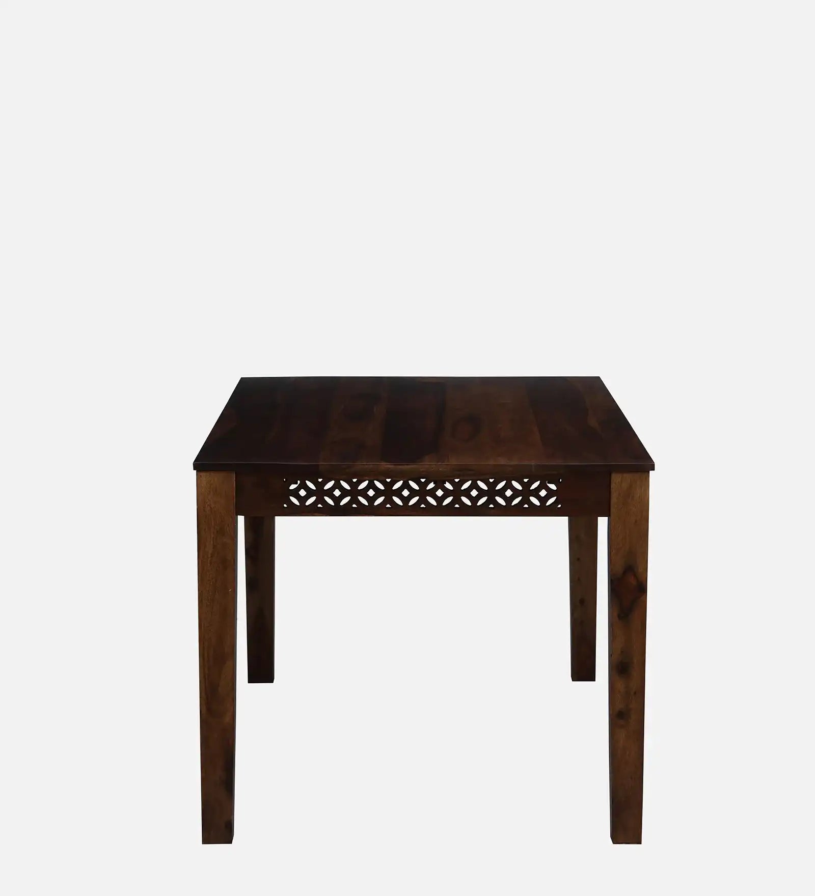 Modern sheesham wood six-seater dining table set with bench Penza design for stylish interiors