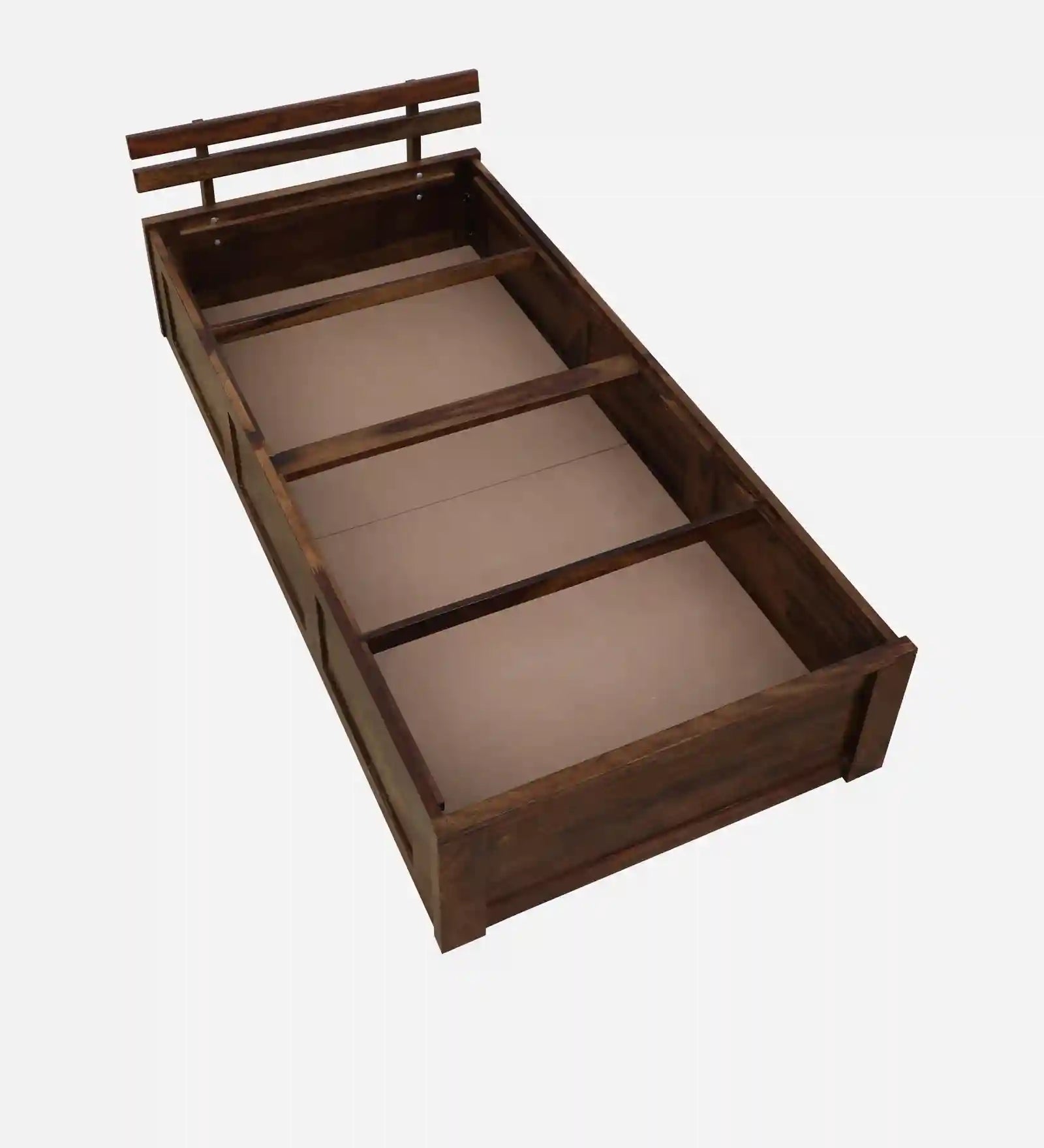 Modern solid wood single bed storage Kashtha bedroom bed India