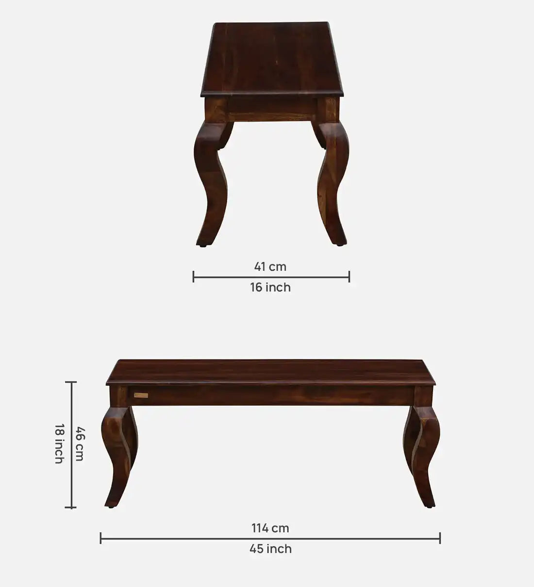 Modern solid wood six-seater dining table set Cairo design for stylish interiors
