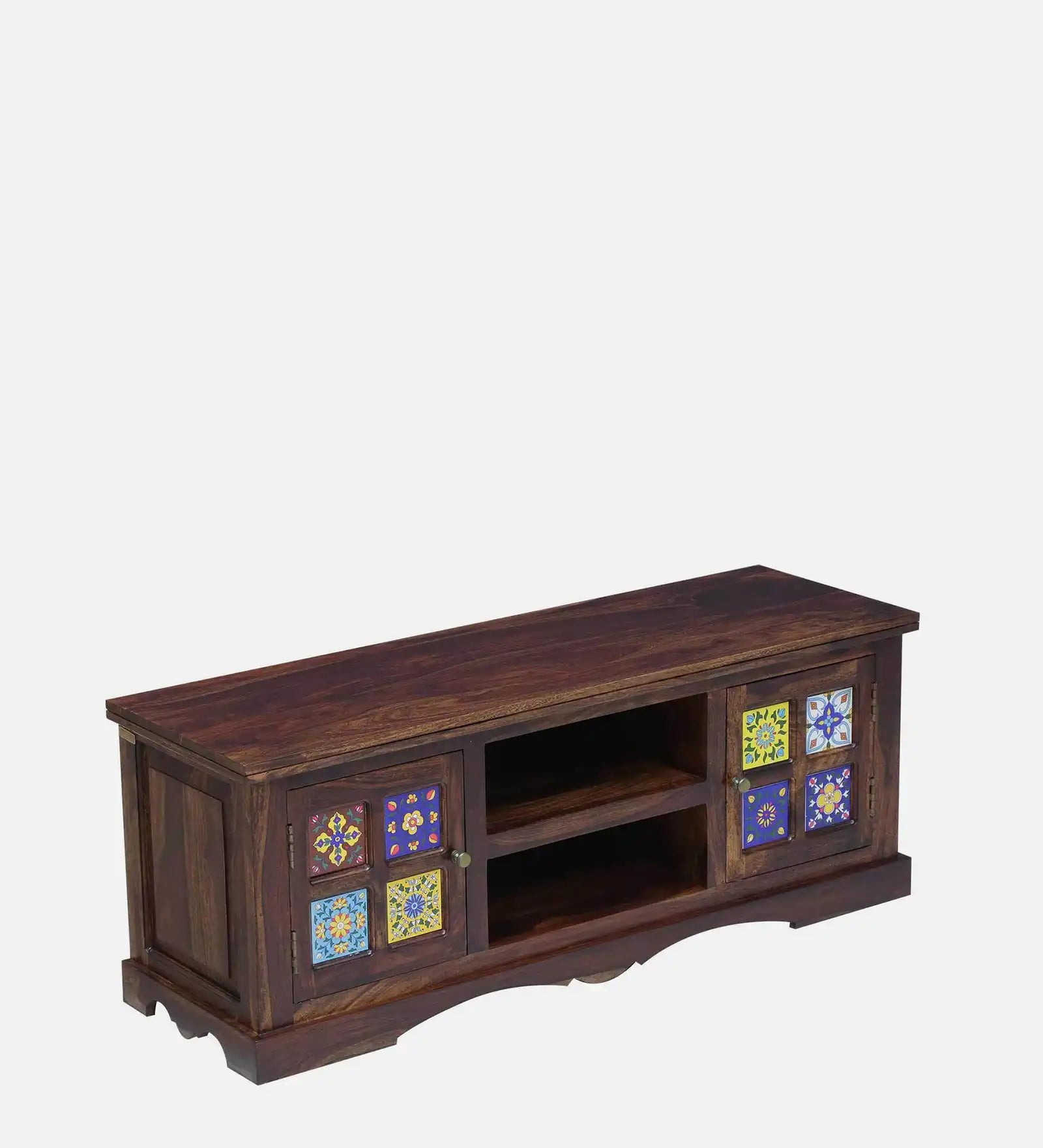 Modern solid wood tv unit sheesham tv stand Anamika for home