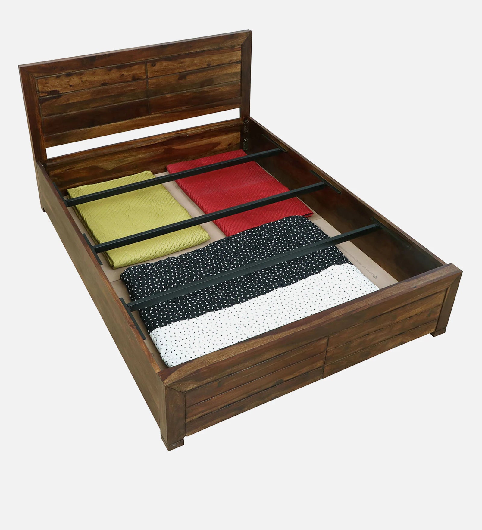 Moscow wooden queen bed box storage durable structure