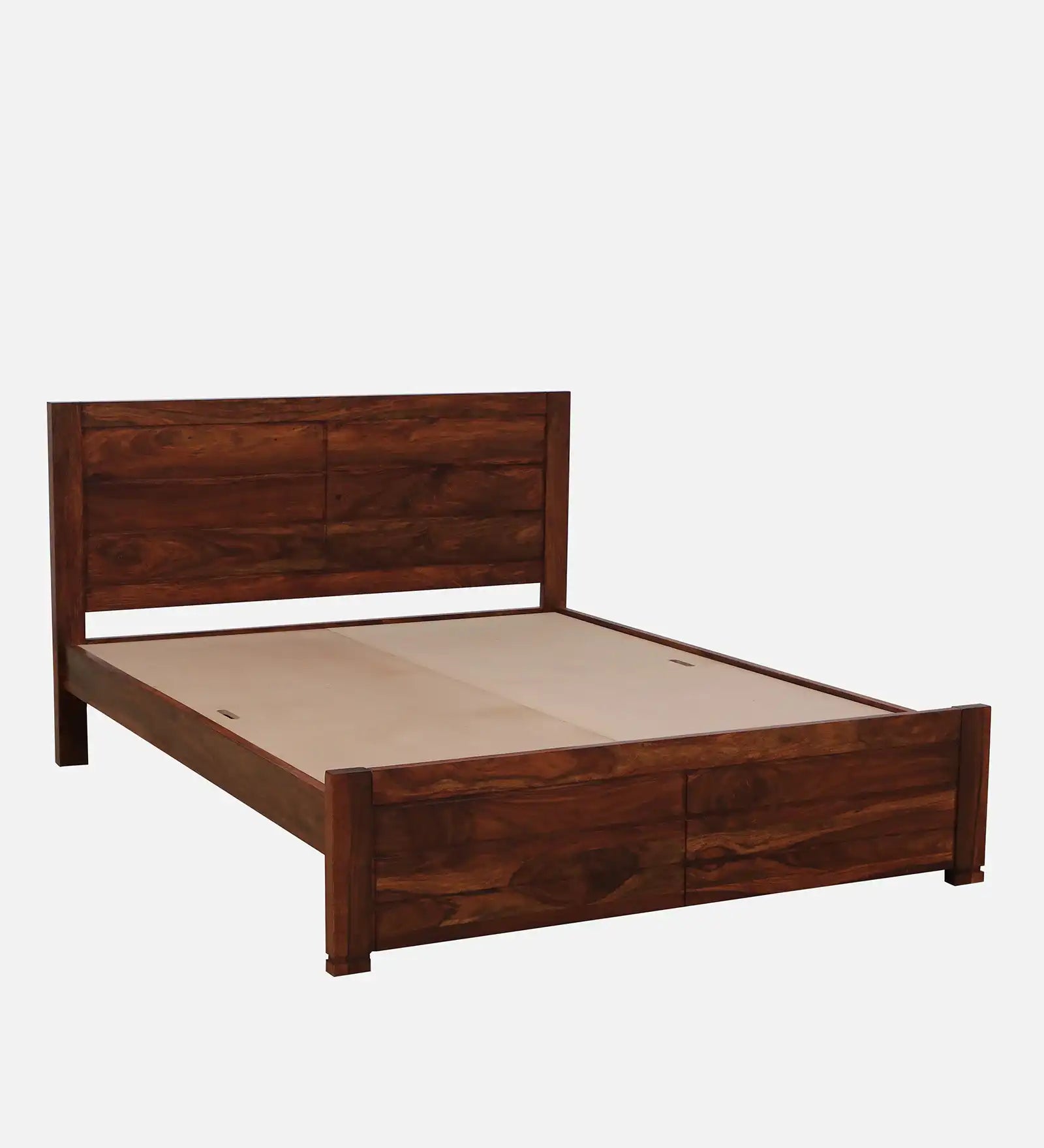 moscow sheesham wood queen size bed without storage strong durable wooden frame
