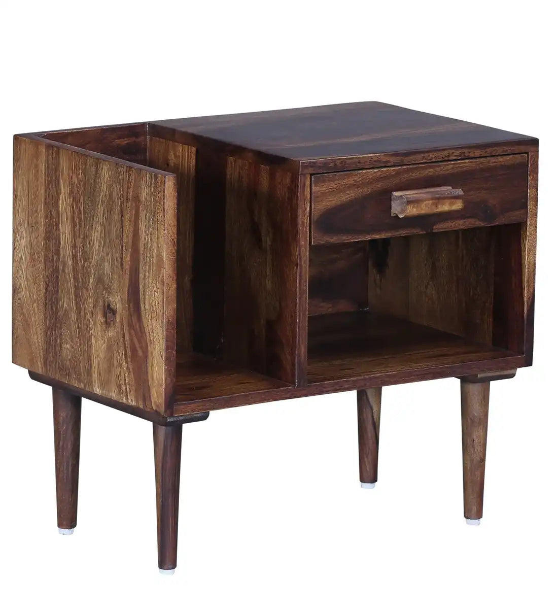 Nexo bedroom side table solid wood modern bedside table India