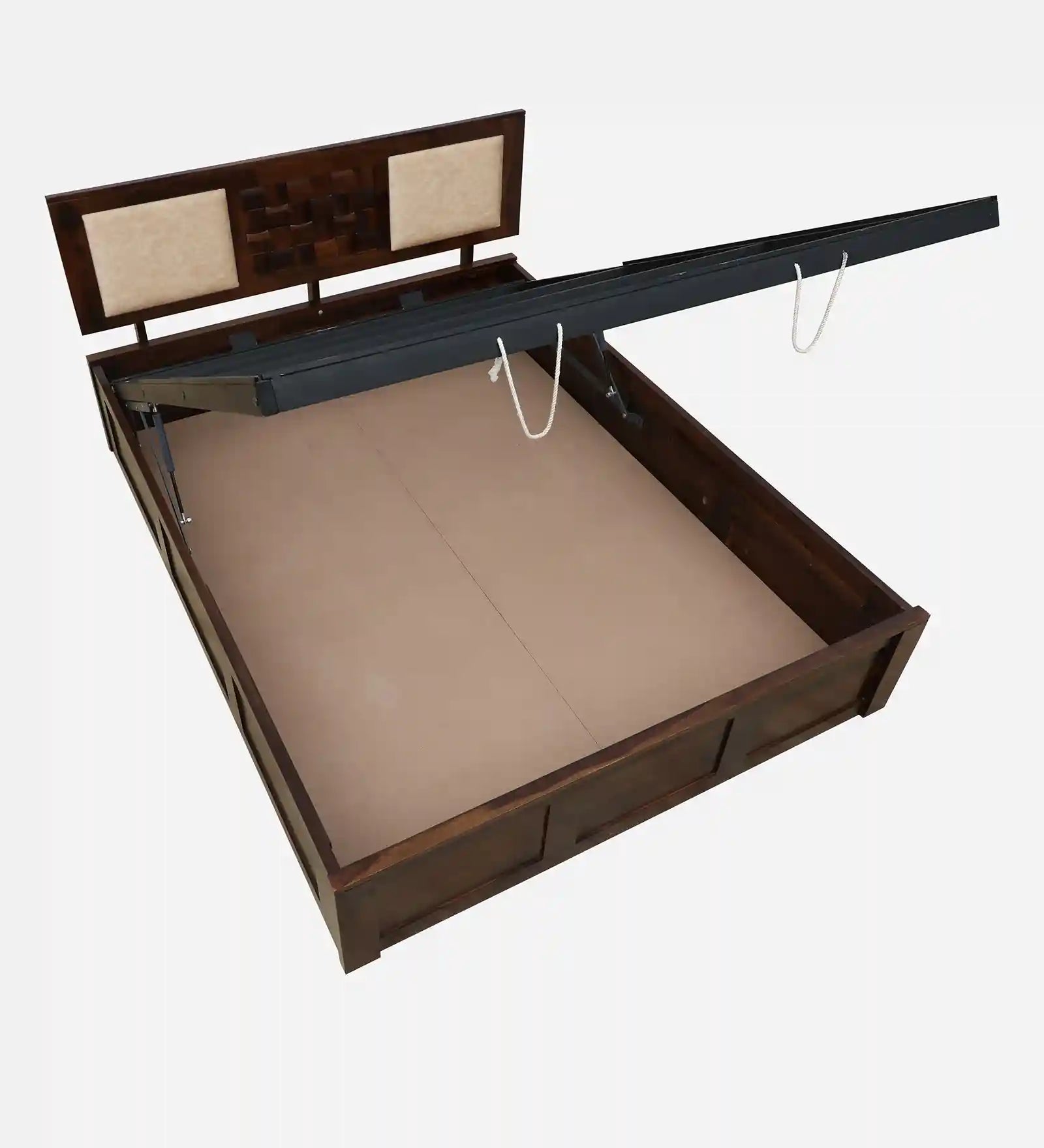 heavy duty sheesham wood queen size hydraulic storage bed india