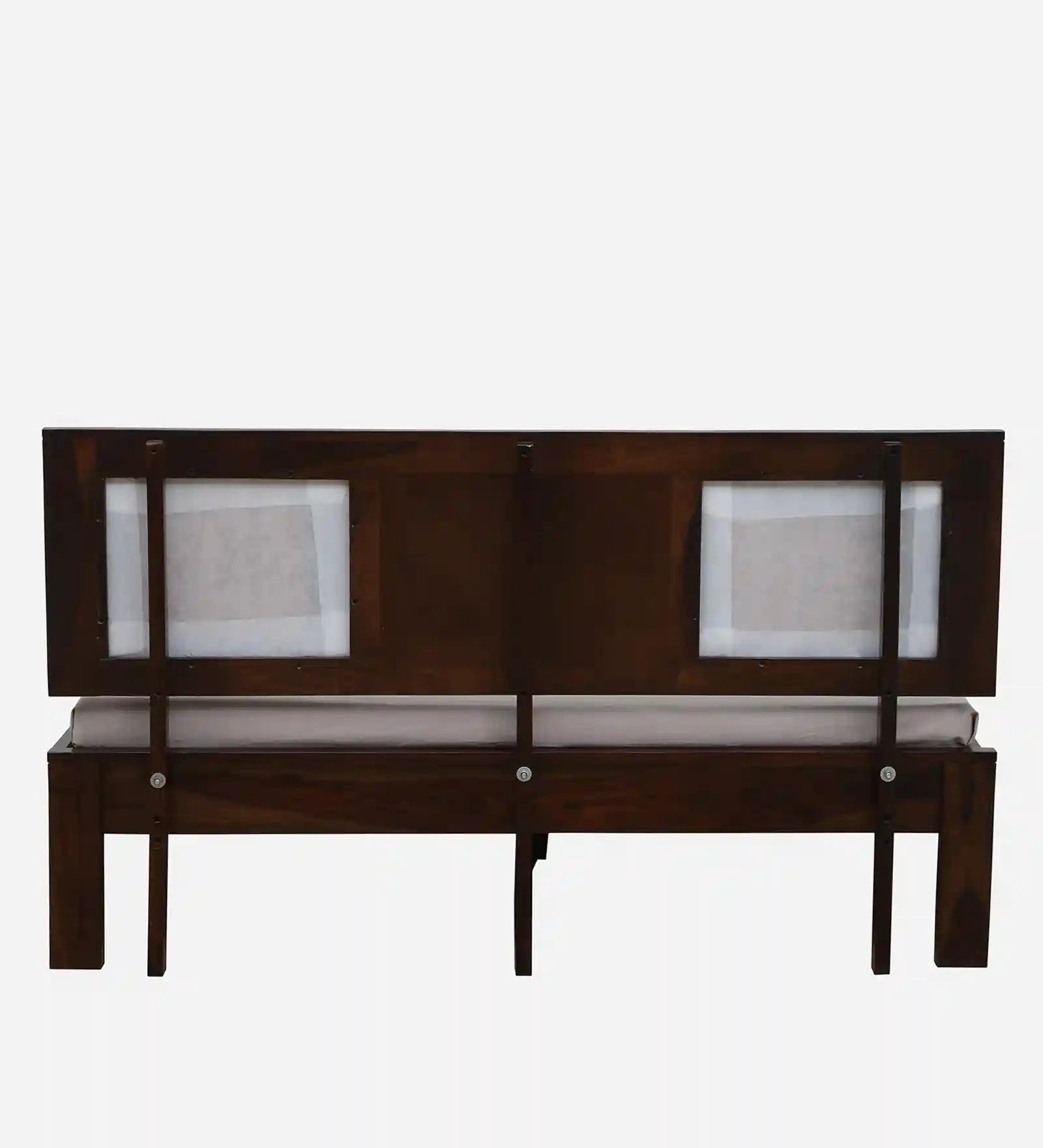 nivasa king size bed without storage clean simple design solid wood furniture