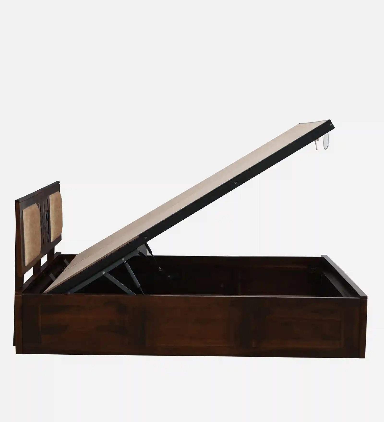 modern queen size bed hydraulic storage sheesham wood india