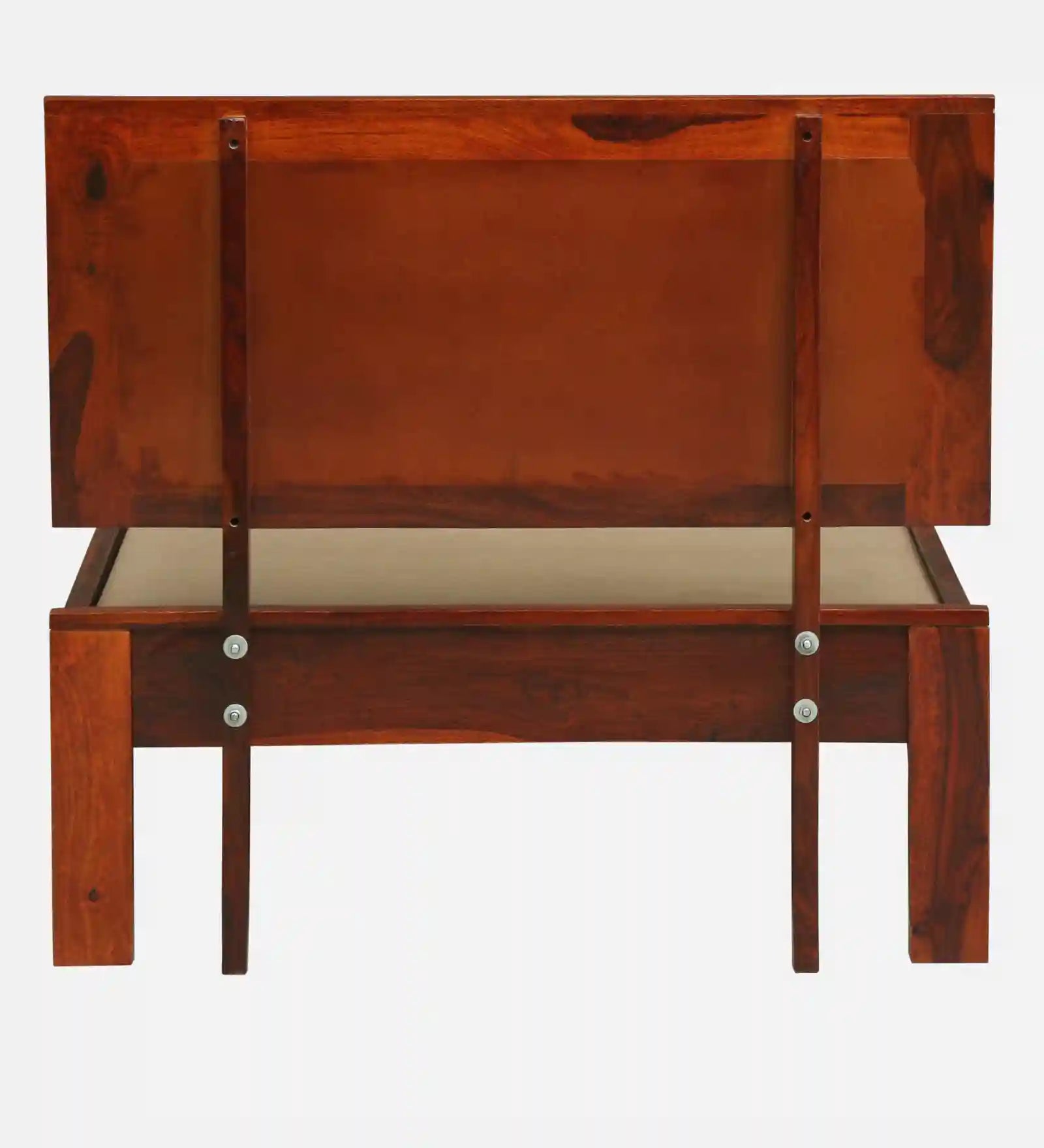 Nivasa single bed solid wood frame heavy duty wooden bed India