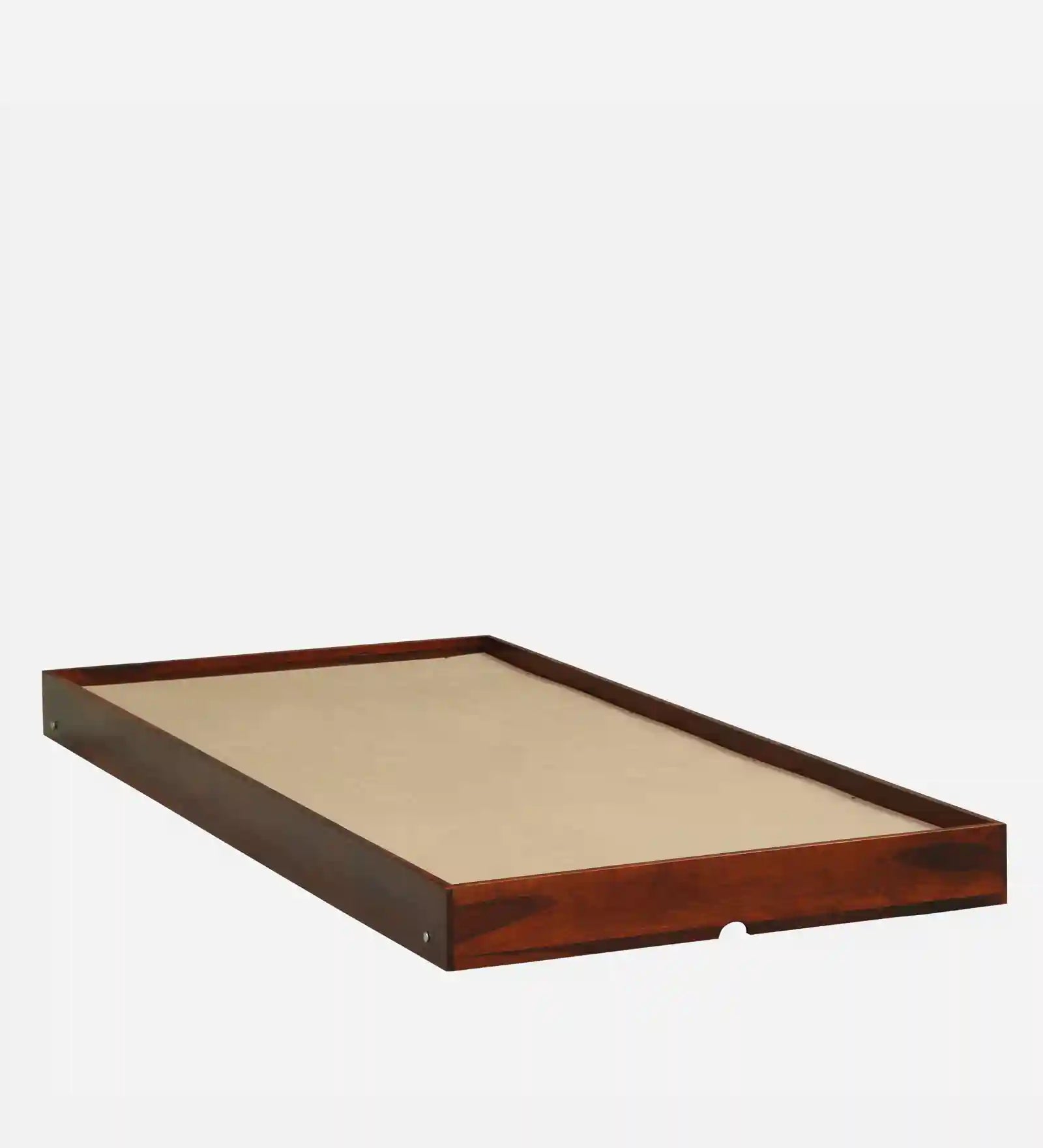 Nivasa solid wood bed single size trundle style modern furniture India