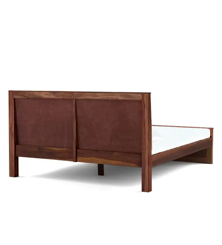 Niware wooden queen bed solid wood durable structure