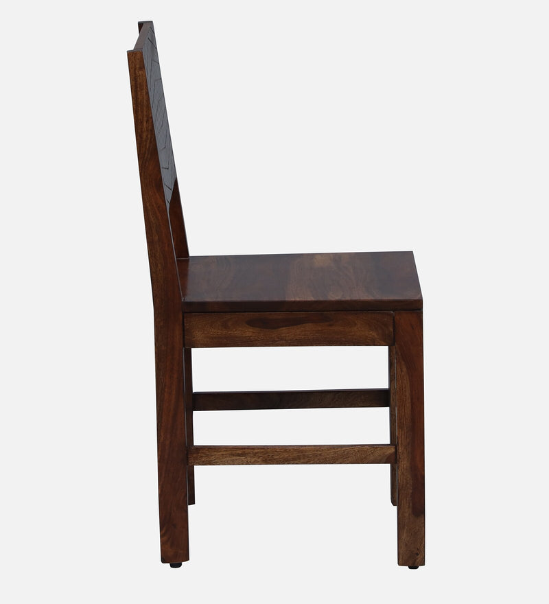 Harmonia  Solid Wood Dining Chair (Set of 2) In Provincial Teak Finish By Rajwada